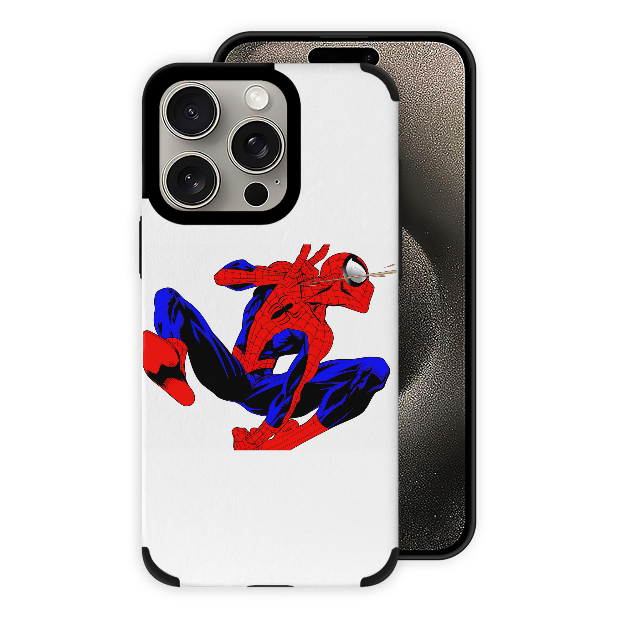 Spider Man スパイダーマン 【iPhone15ProMax対応】 PUレザー スマホケース 耐衝撃＆黄変防止