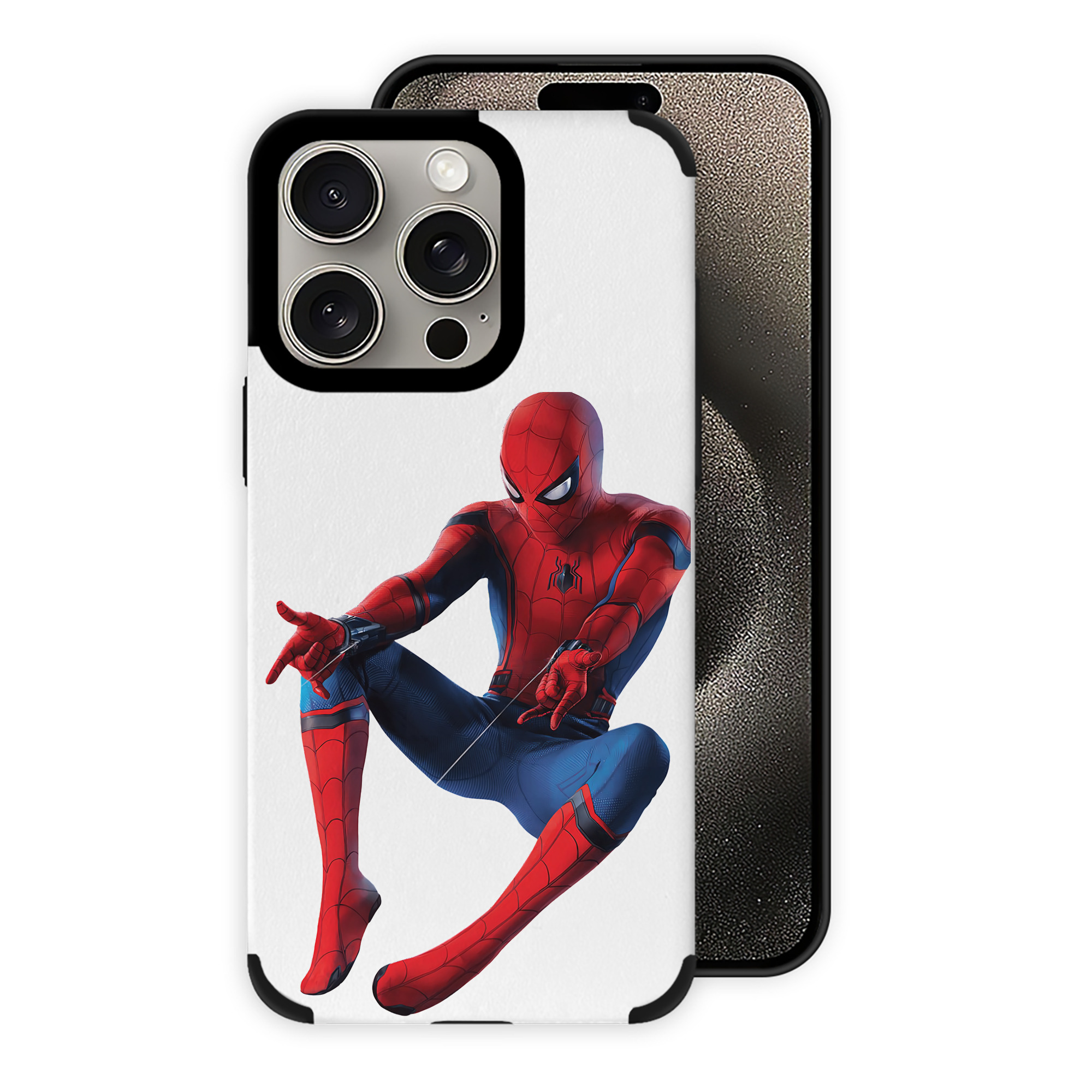 Spider Man スパイダーマン 【iPhone15ProMax対応】 PUレザー スマホケース 耐衝撃＆黄変防止
