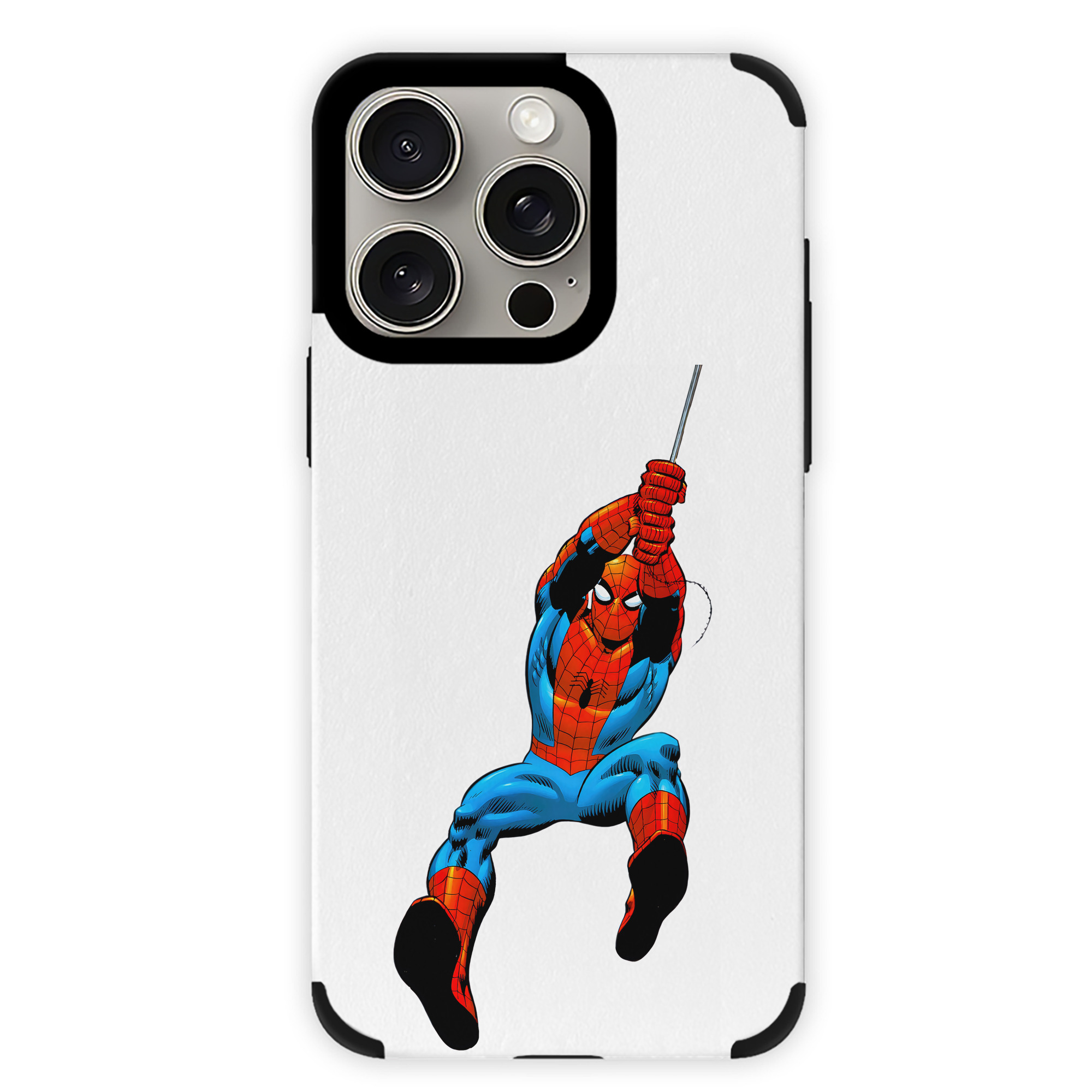 （画像用） Spider Man スパイダーマン 【iPhone15ProMax対応】 PUレザー スマホケース 耐衝撃＆黄変防止