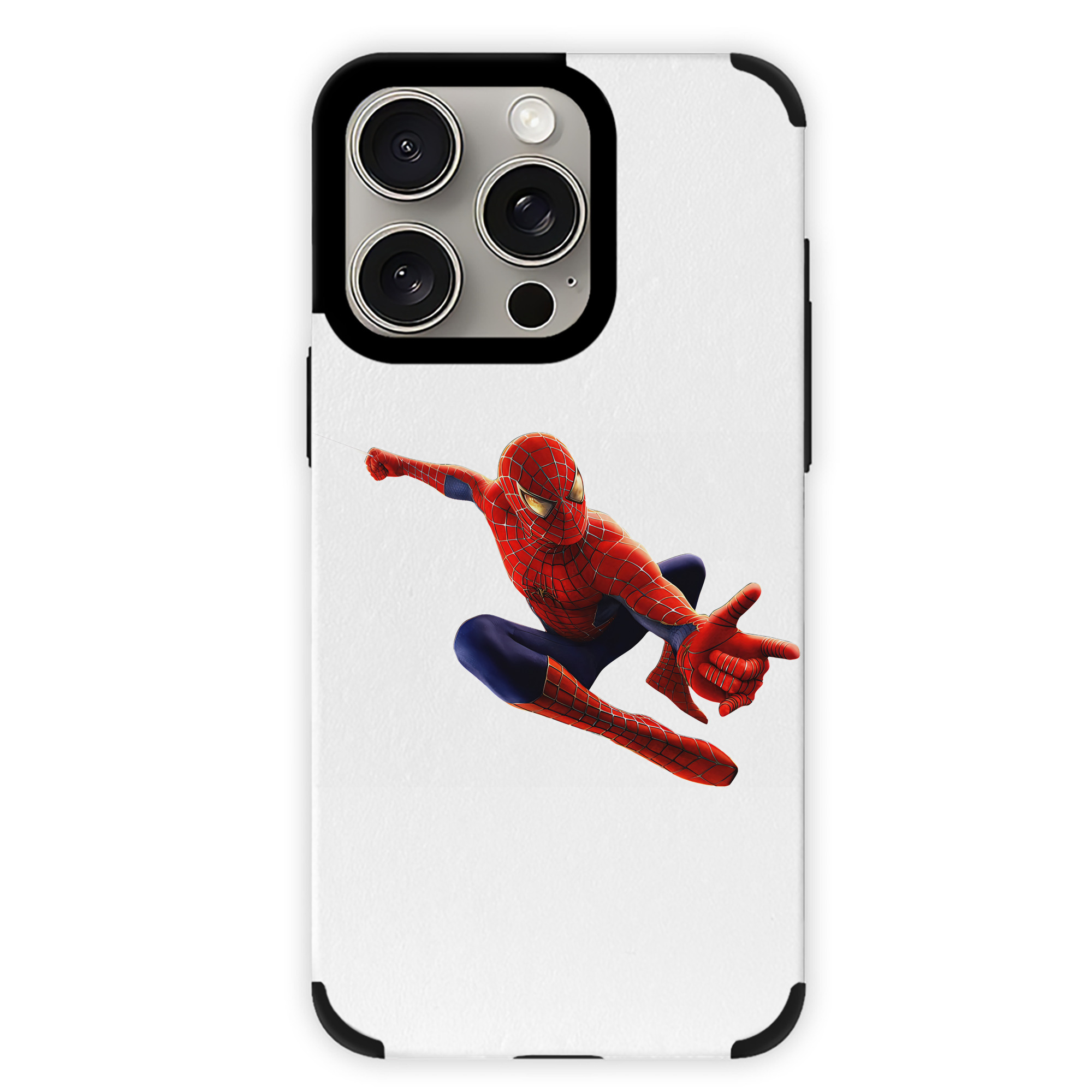 （画像用） Spider Man スパイダーマン 【iPhone15ProMax対応】 PUレザー スマホケース 耐衝撃＆黄変防止