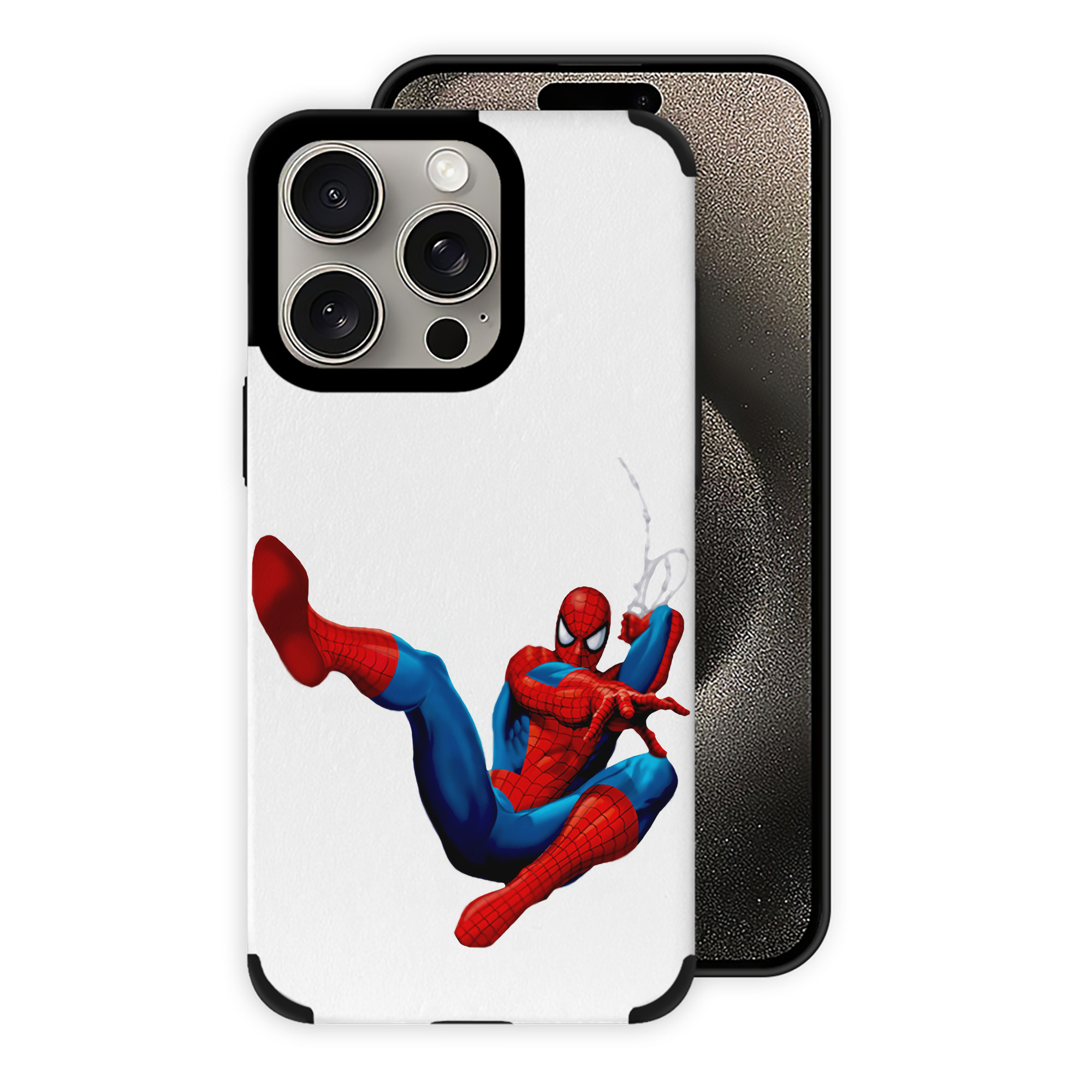 Spider Man スパイダーマン 【iPhone15ProMax対応】 PUレザー スマホケース 耐衝撃＆黄変防止