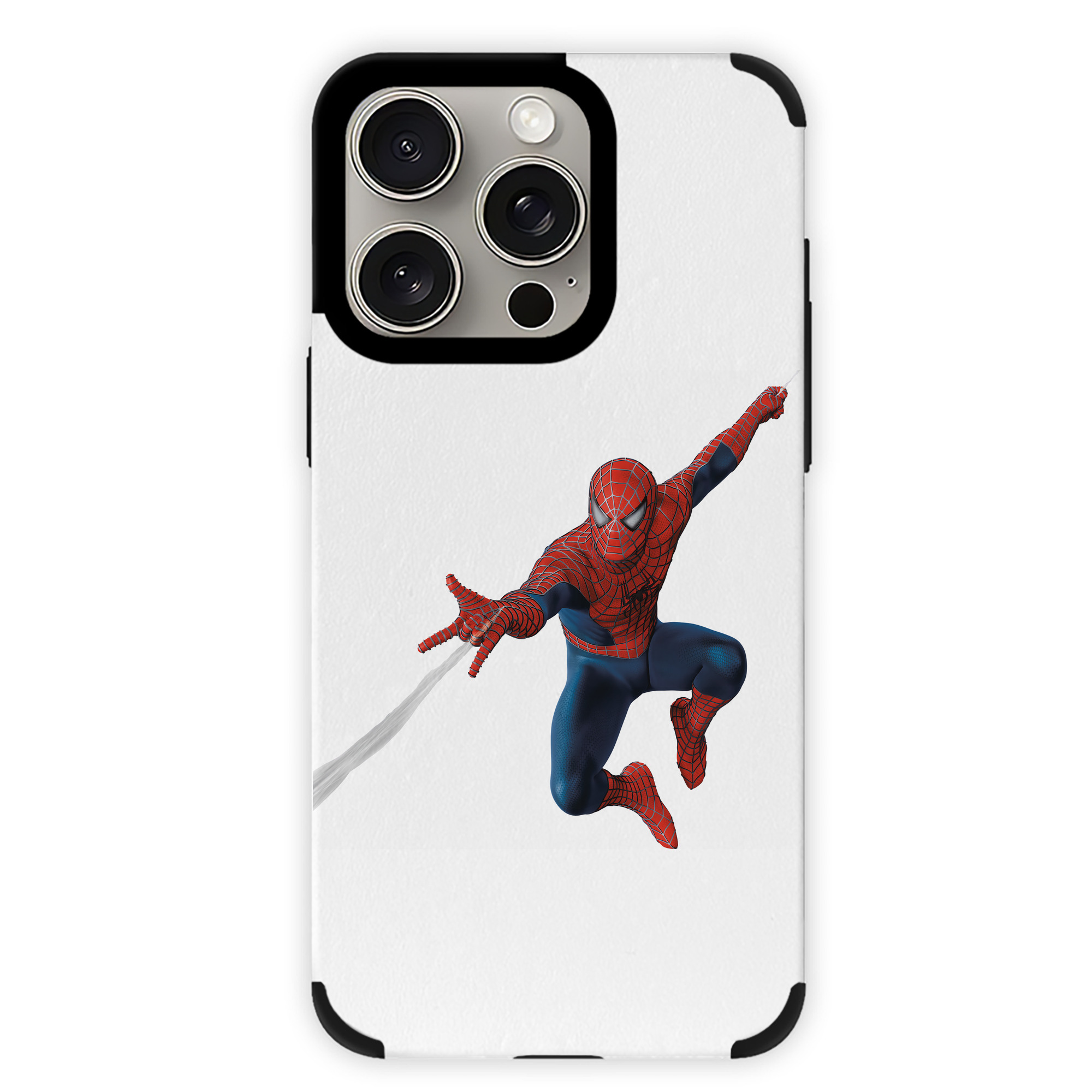 （画像用） Spider Man スパイダーマン 【iPhone15ProMax対応】 PUレザー スマホケース 耐衝撃＆黄変防止