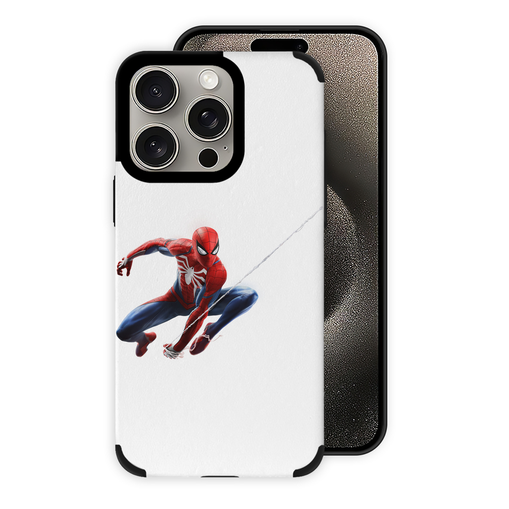Spider Man スパイダーマン 【iPhone15ProMax対応】 PUレザー スマホケース 耐衝撃＆黄変防止