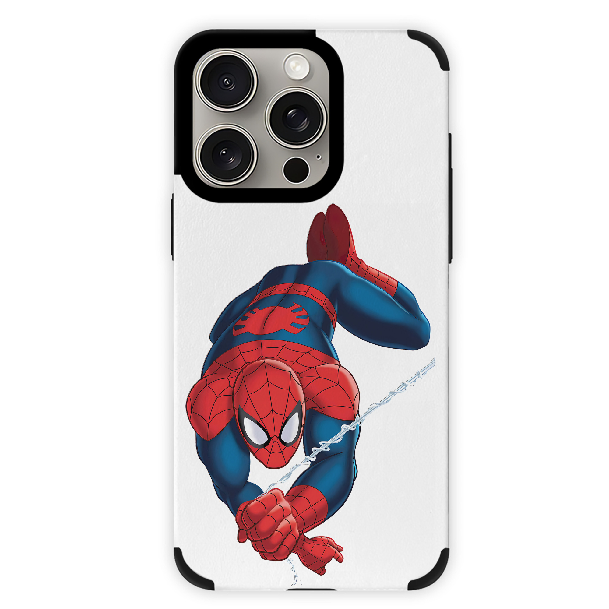 （画像用） Spider Man スパイダーマン 【iPhone15ProMax対応】 PUレザー スマホケース 耐衝撃＆黄変防止
