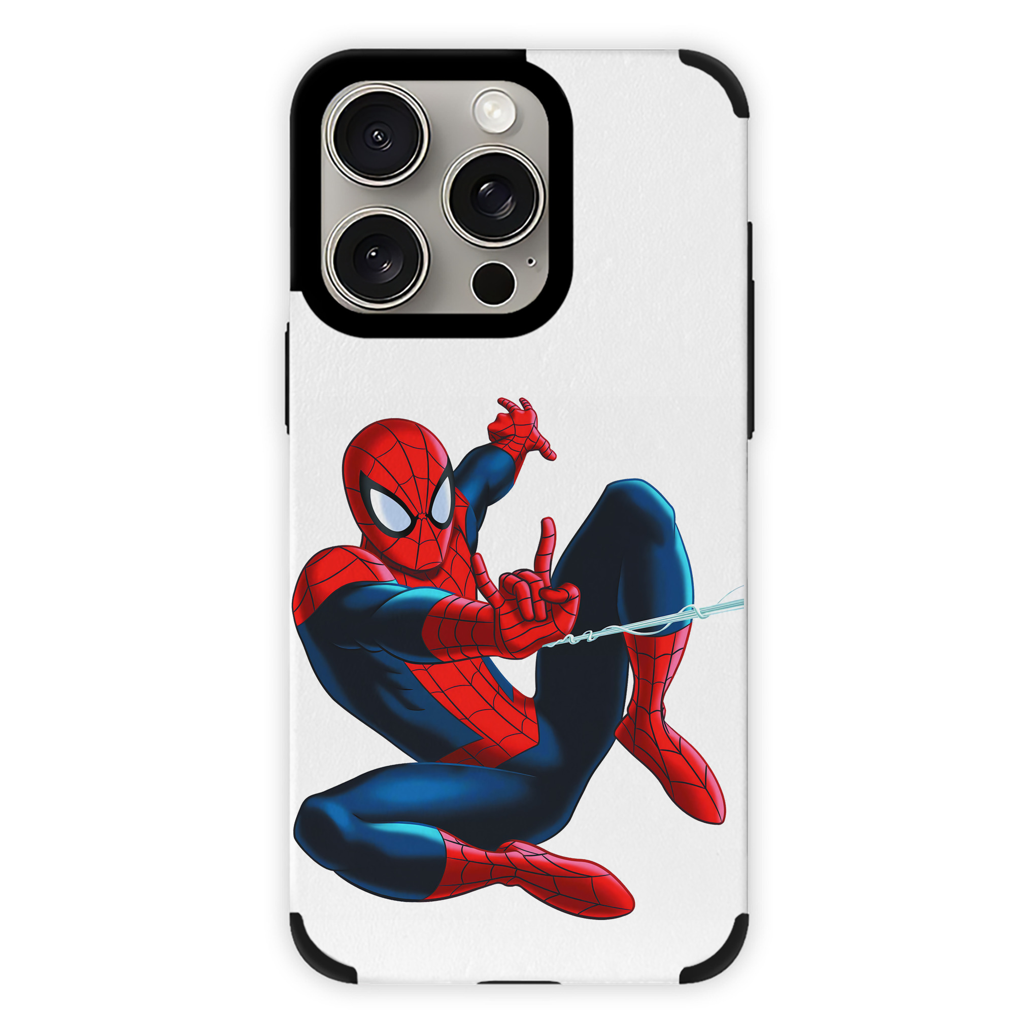 Spider Man スパイダーマン 【iPhone15ProMax対応】 PUレザー スマホケース 耐衝撃＆黄変防止