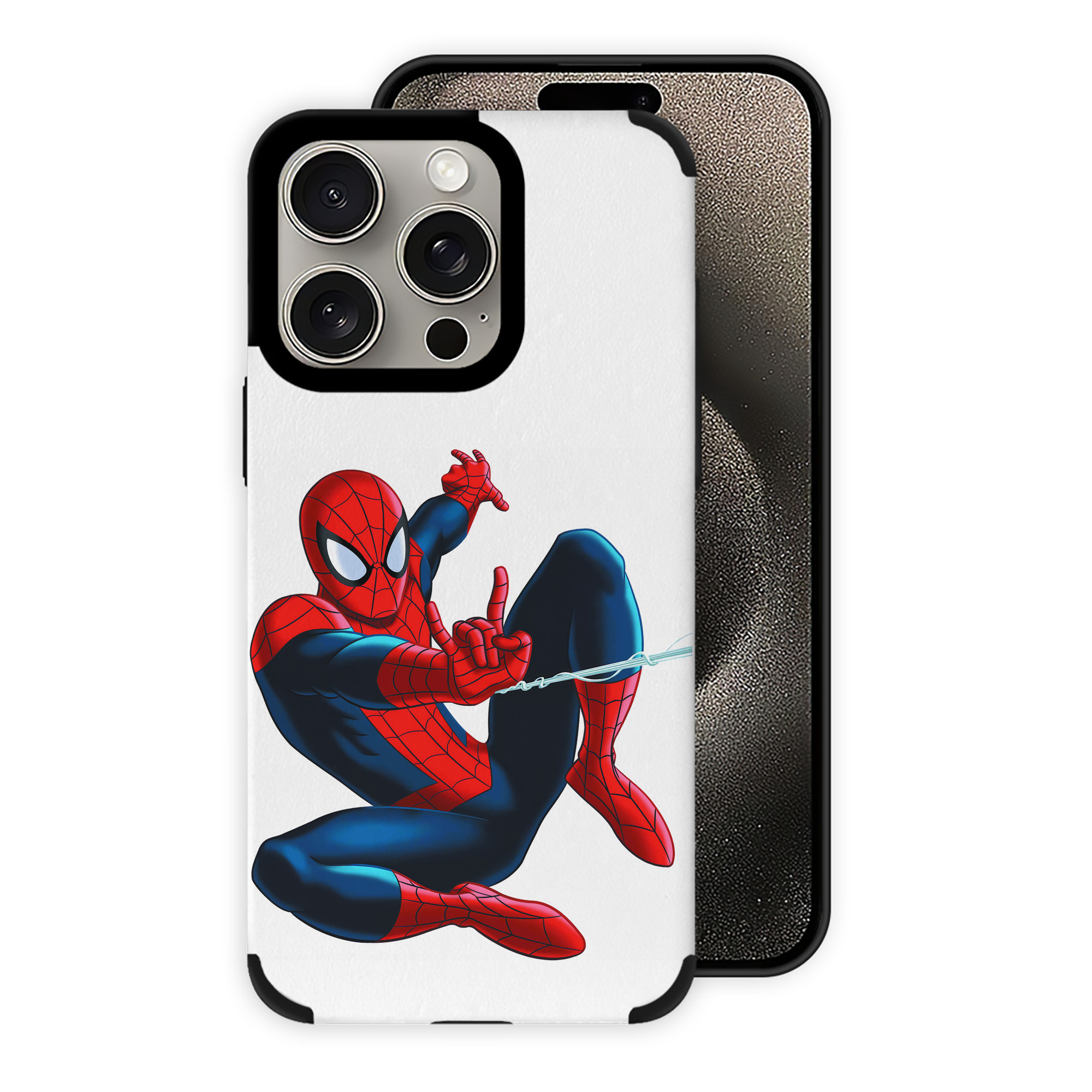 Spider Man スパイダーマン 【iPhone15ProMax対応】 PUレザー スマホケース 耐衝撃＆黄変防止