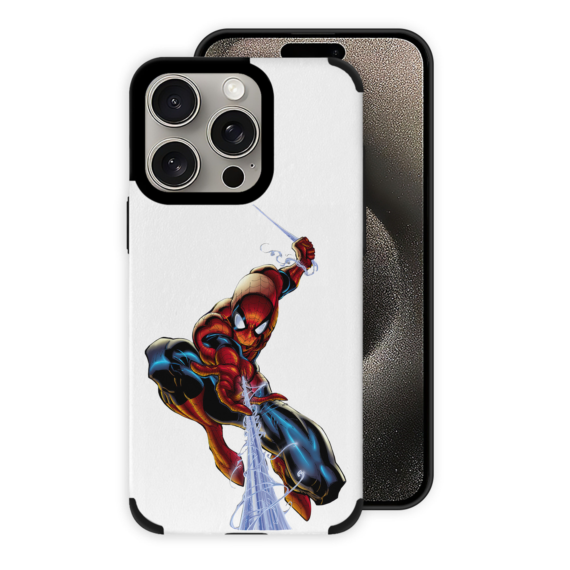 Spider Man スパイダーマン 【iPhone15ProMax対応】 PUレザー スマホケース 耐衝撃＆黄変防止