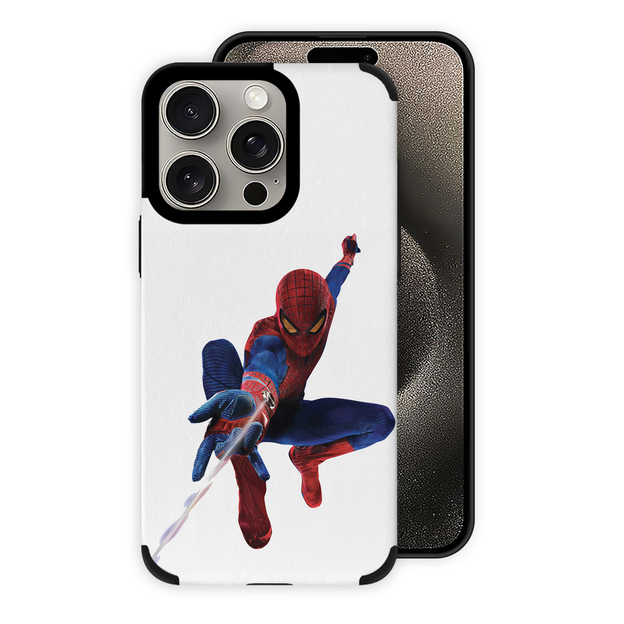 Spider Man スパイダーマン 【iPhone15ProMax対応】 PUレザー スマホケース 耐衝撃＆黄変防止