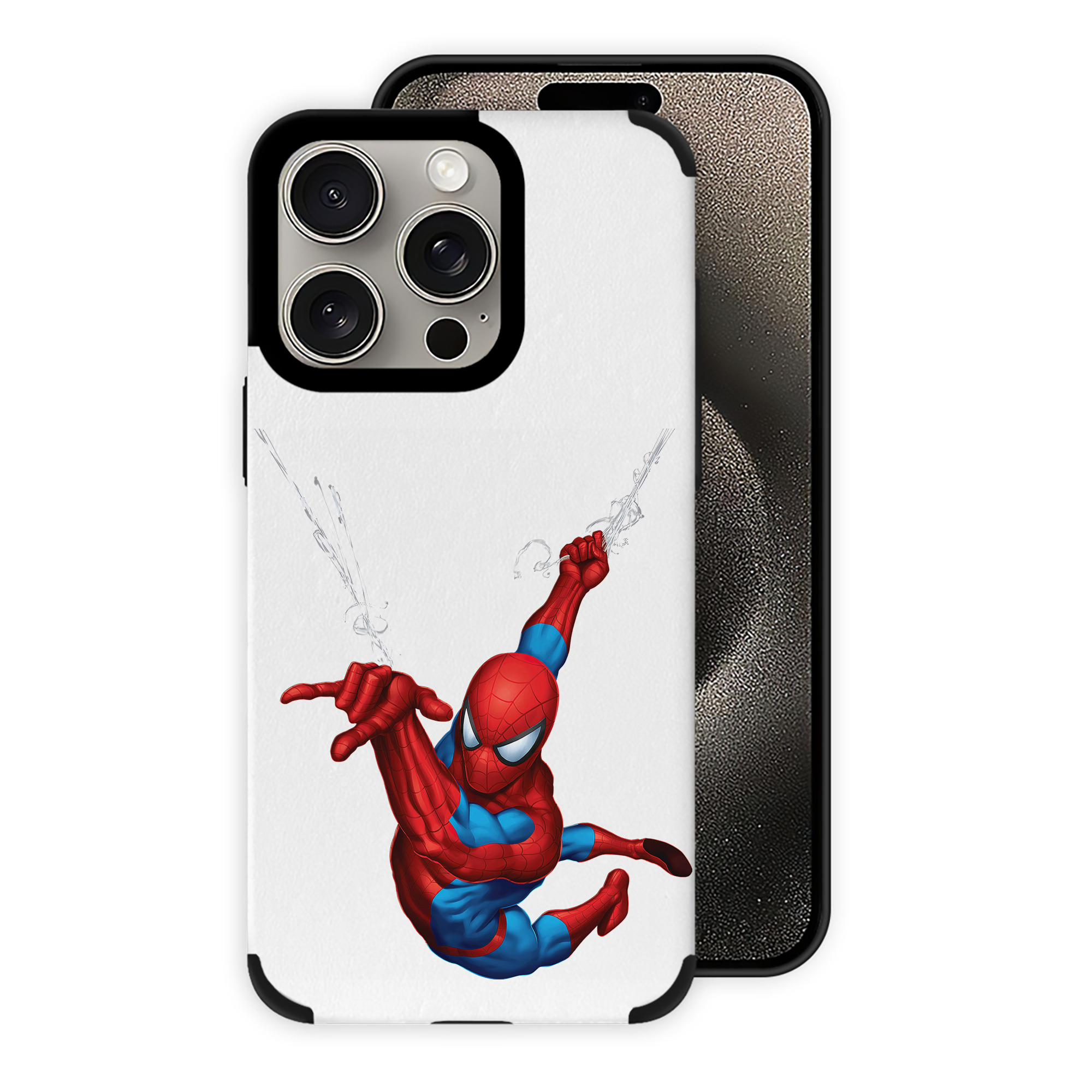 Spider Man スパイダーマン 【iPhone15ProMax対応】 PUレザー スマホケース 耐衝撃＆黄変防止