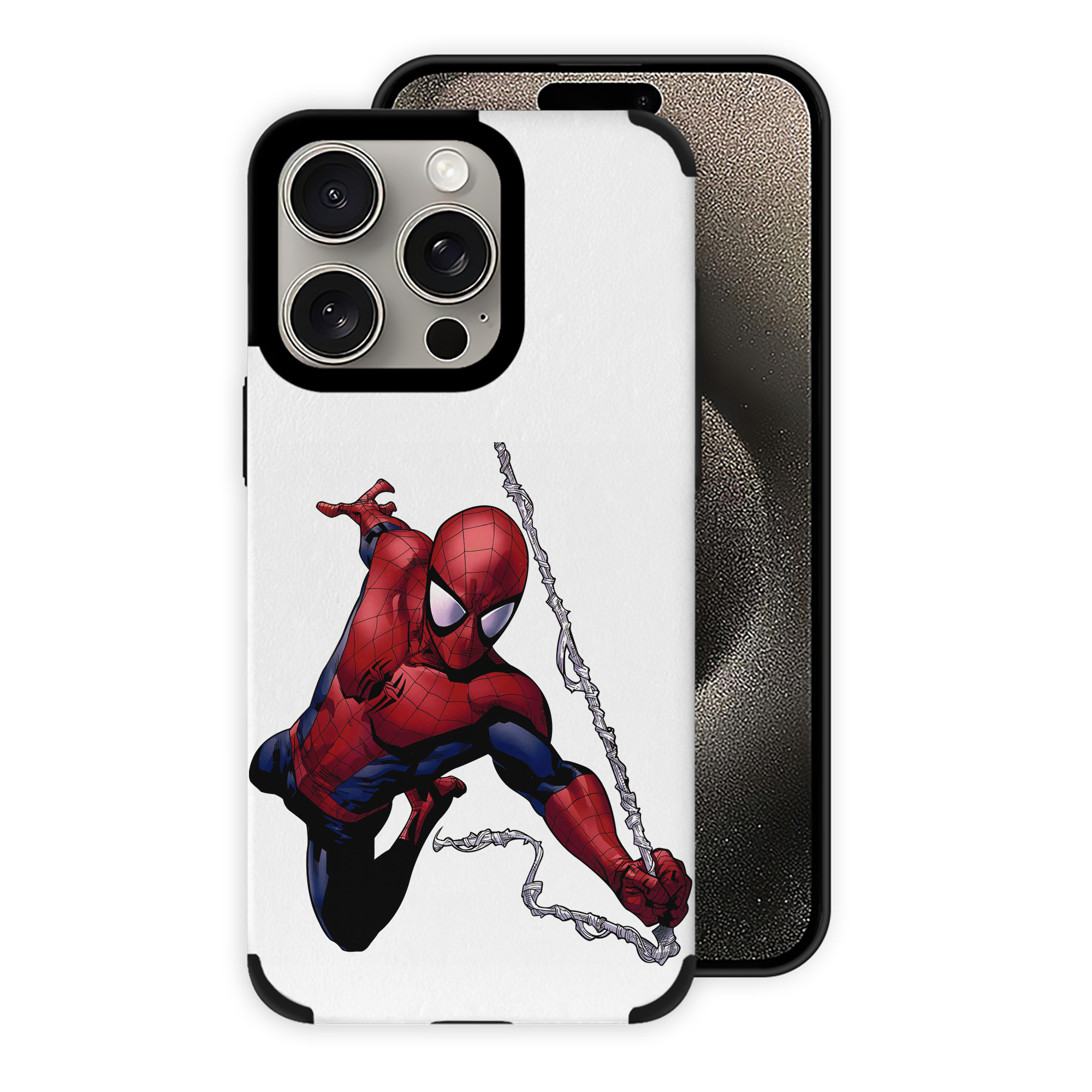 Spider Man スパイダーマン 【iPhone15ProMax対応】 PUレザー スマホケース 耐衝撃＆黄変防止