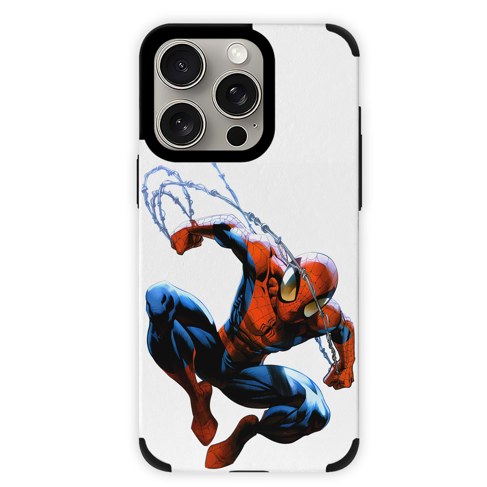 （画像用） Spider Man スパイダーマン 【iPhone15ProMax対応】 PUレザー スマホケース 耐衝撃＆黄変防止