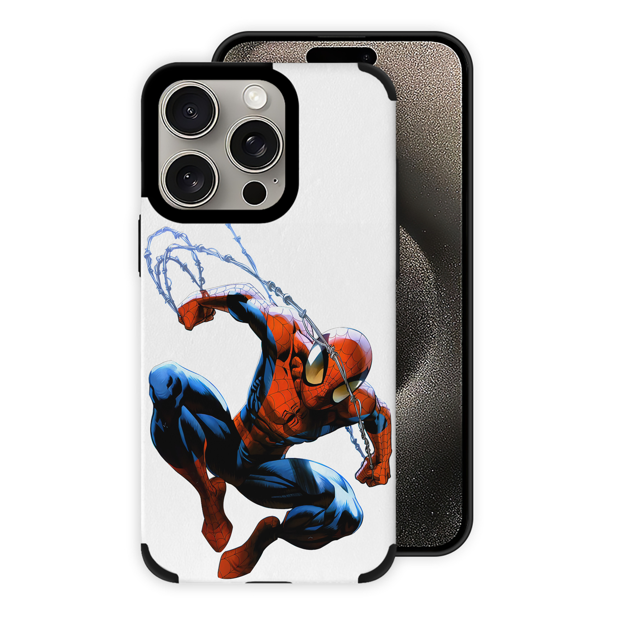 Spider Man スパイダーマン 【iPhone15ProMax対応】 PUレザー スマホケース 耐衝撃＆黄変防止