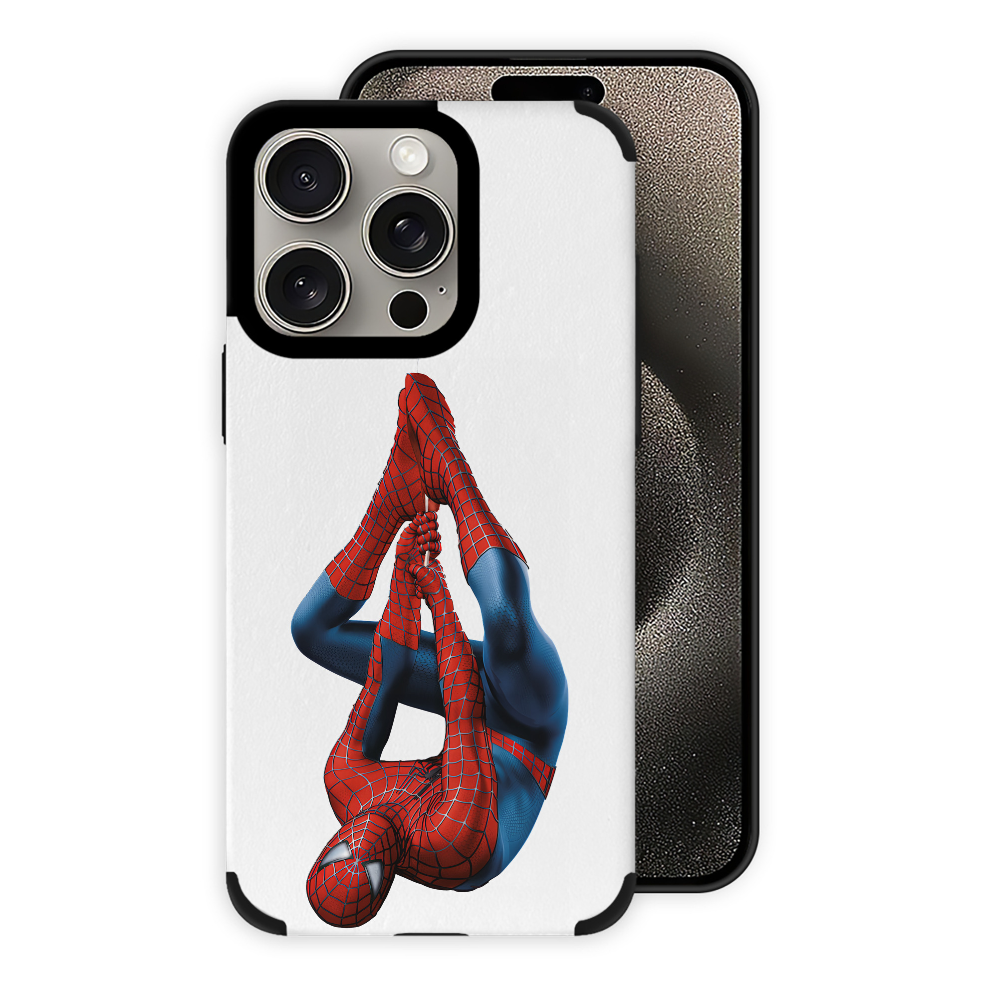 Spider Man スパイダーマン 【iPhone15ProMax対応】 PUレザー スマホケース 耐衝撃＆黄変防止