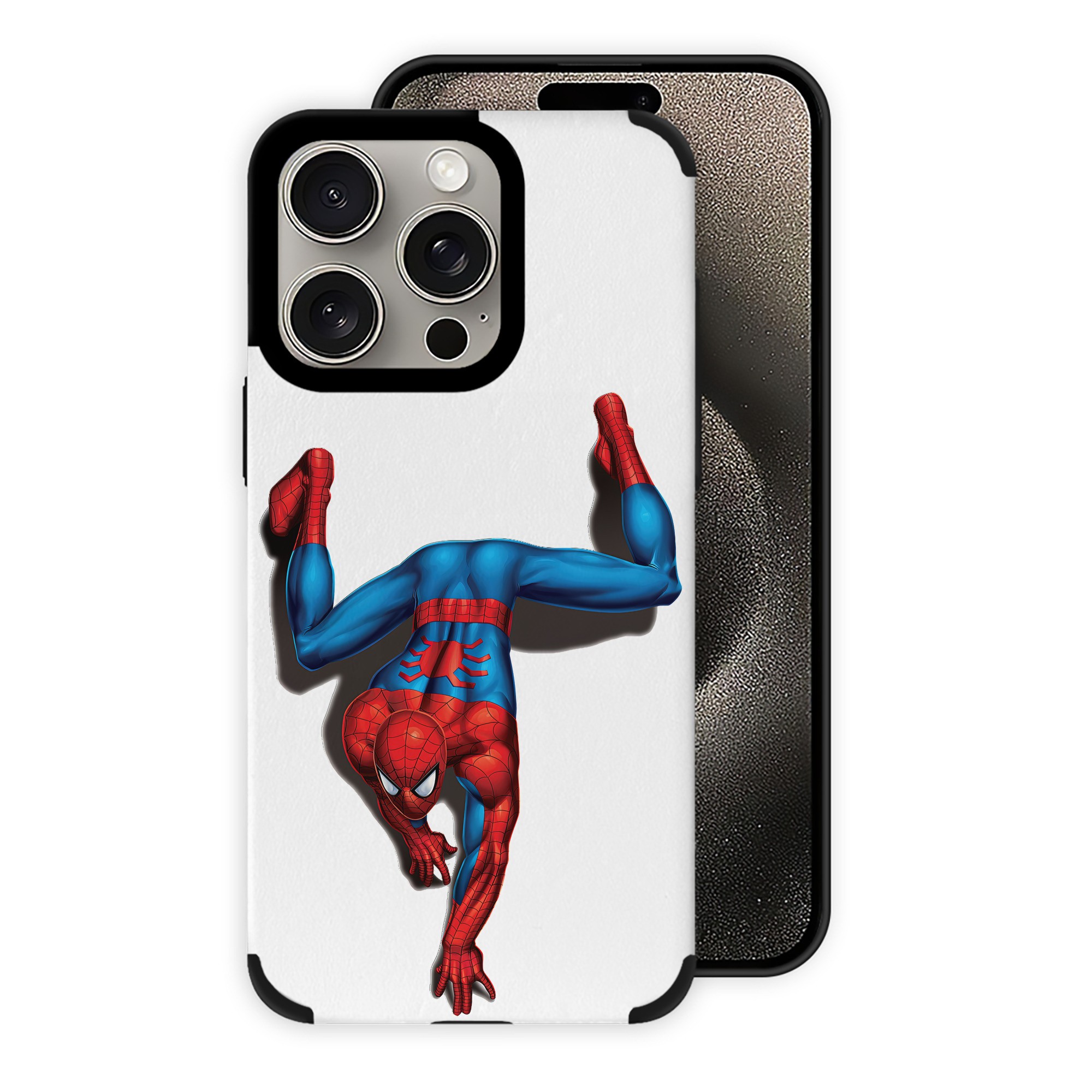 Spider Man スパイダーマン 【iPhone15ProMax対応】 PUレザー スマホケース 耐衝撃＆黄変防止