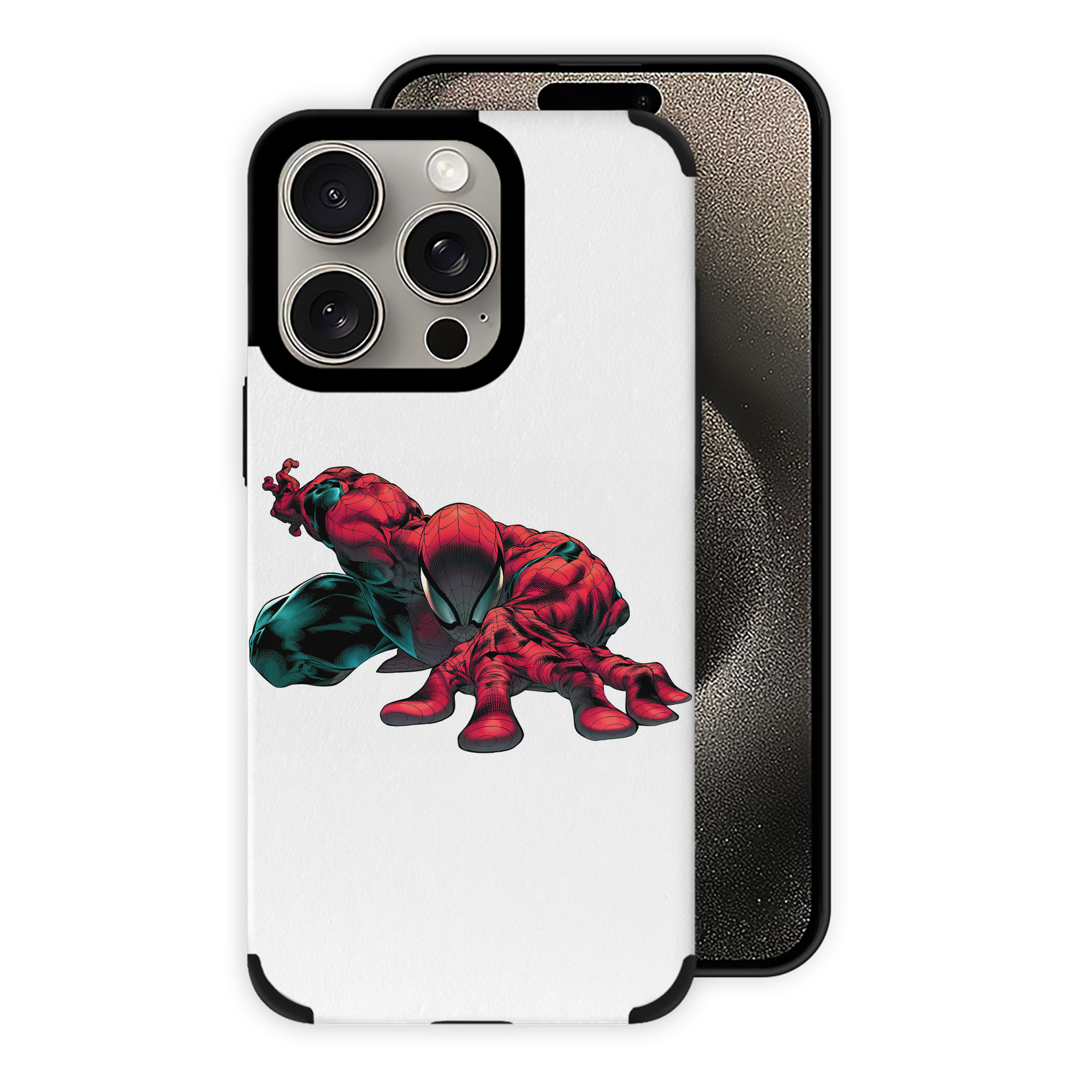 Spider Man スパイダーマン 【iPhone15ProMax対応】 PUレザー スマホケース 耐衝撃＆黄変防止