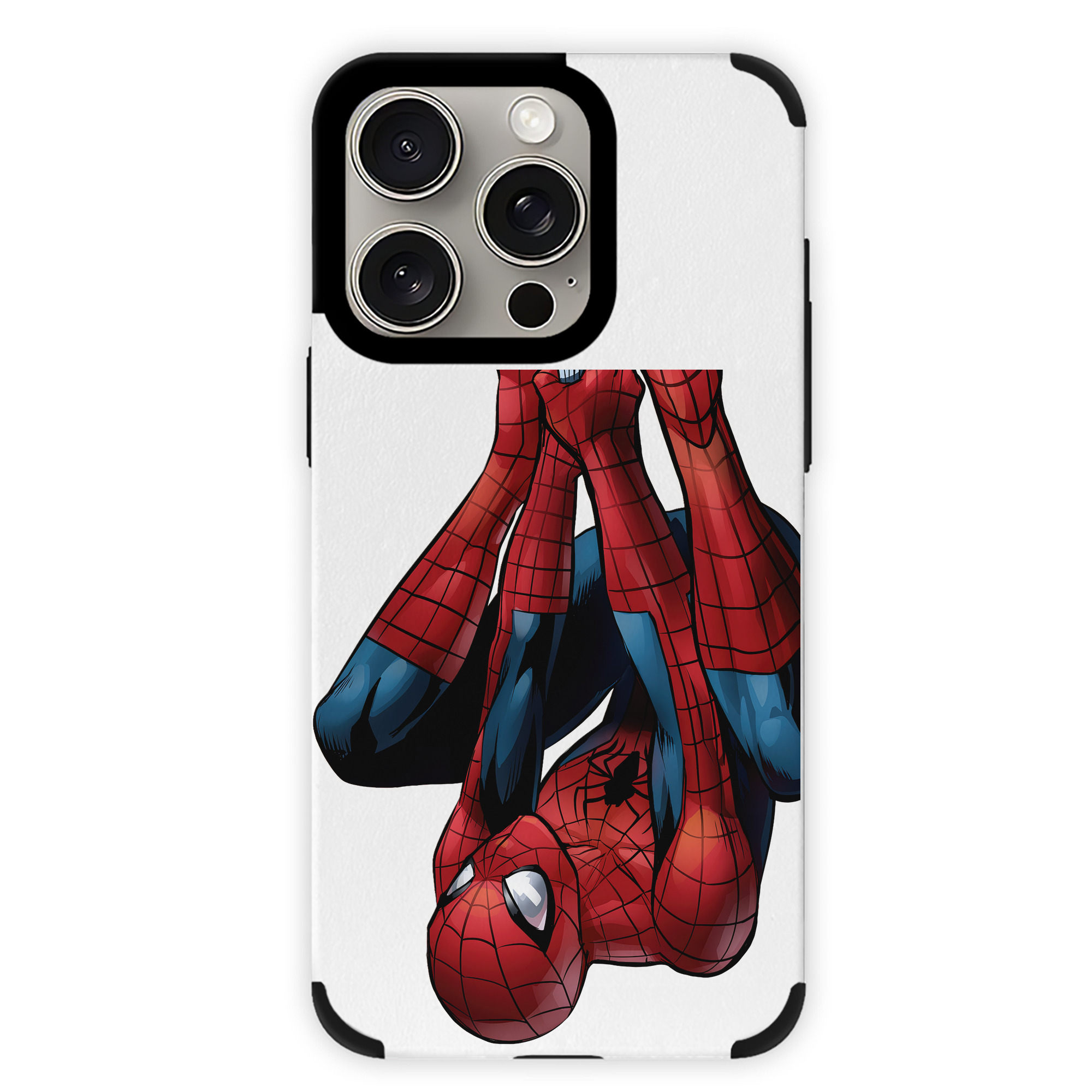 （画像用） Spider Man スパイダーマン 【iPhone15ProMax対応】 PUレザー スマホケース 耐衝撃＆黄変防止