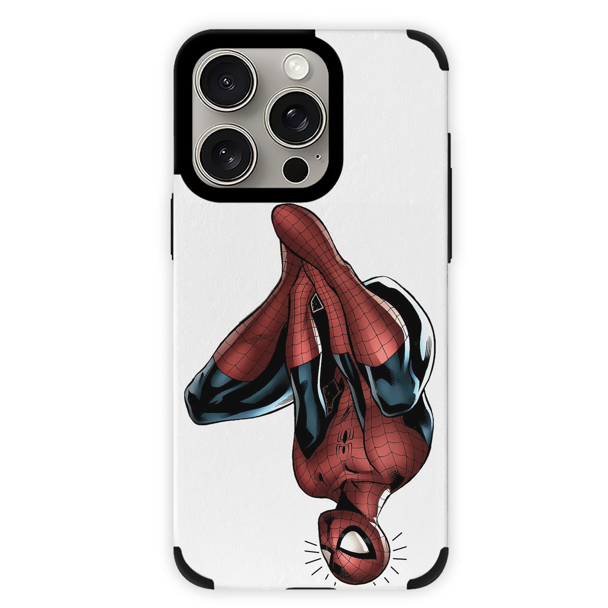 （画像用） Spider Man スパイダーマン 【iPhone15ProMax対応】 PUレザー スマホケース 耐衝撃＆黄変防止