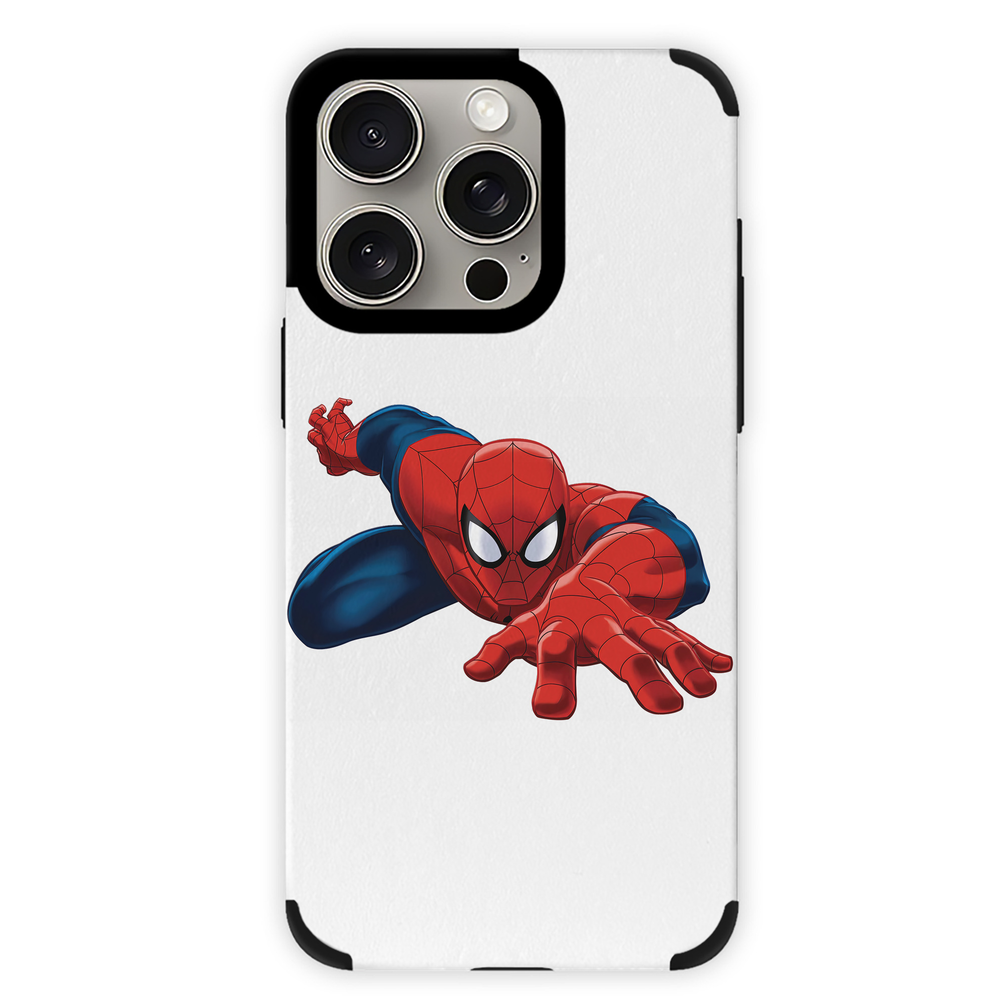 （画像用） Spider Man スパイダーマン 【iPhone15ProMax対応】 PUレザー スマホケース 耐衝撃＆黄変防止
