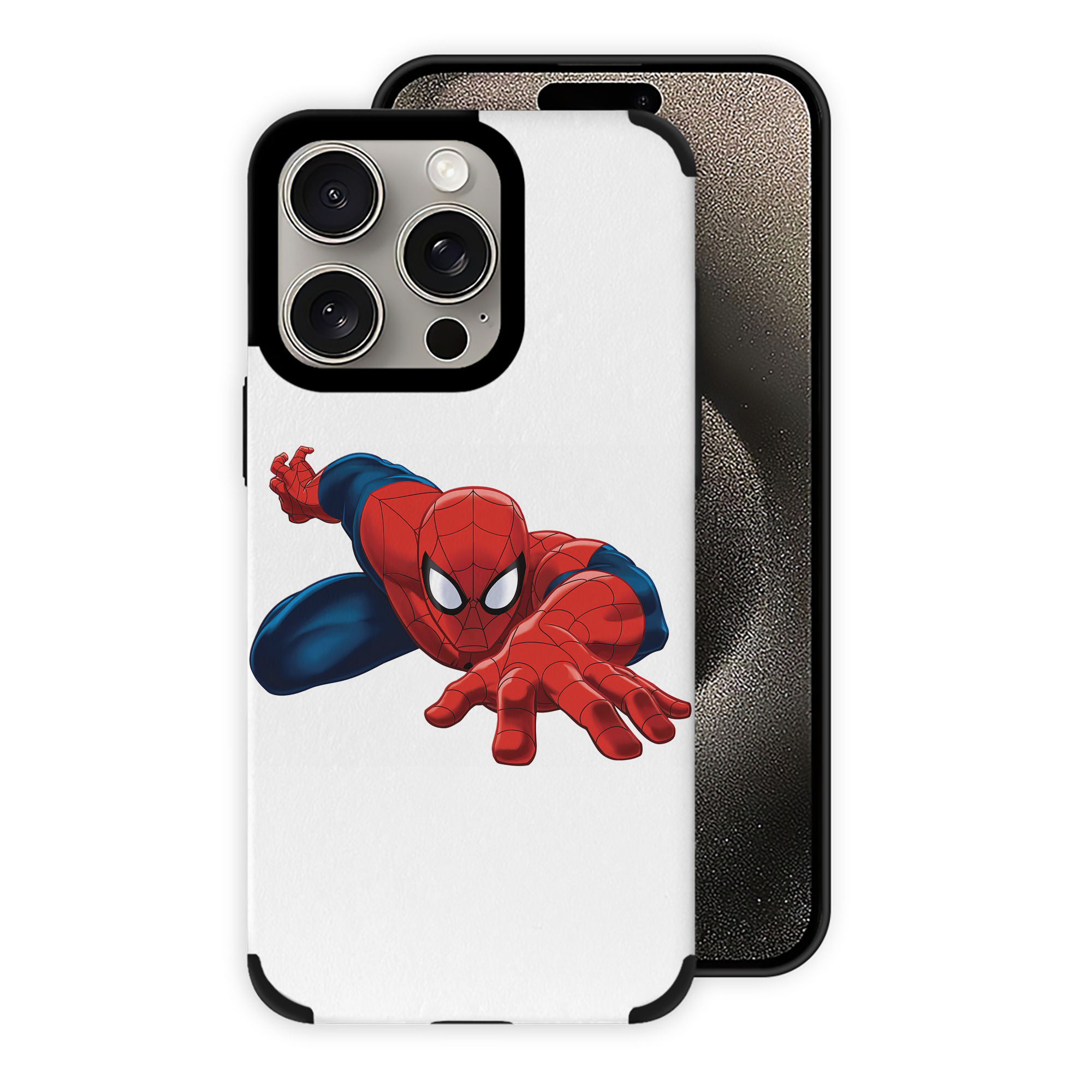 Spider Man スパイダーマン 【iPhone15ProMax対応】 PUレザー スマホケース 耐衝撃＆黄変防止