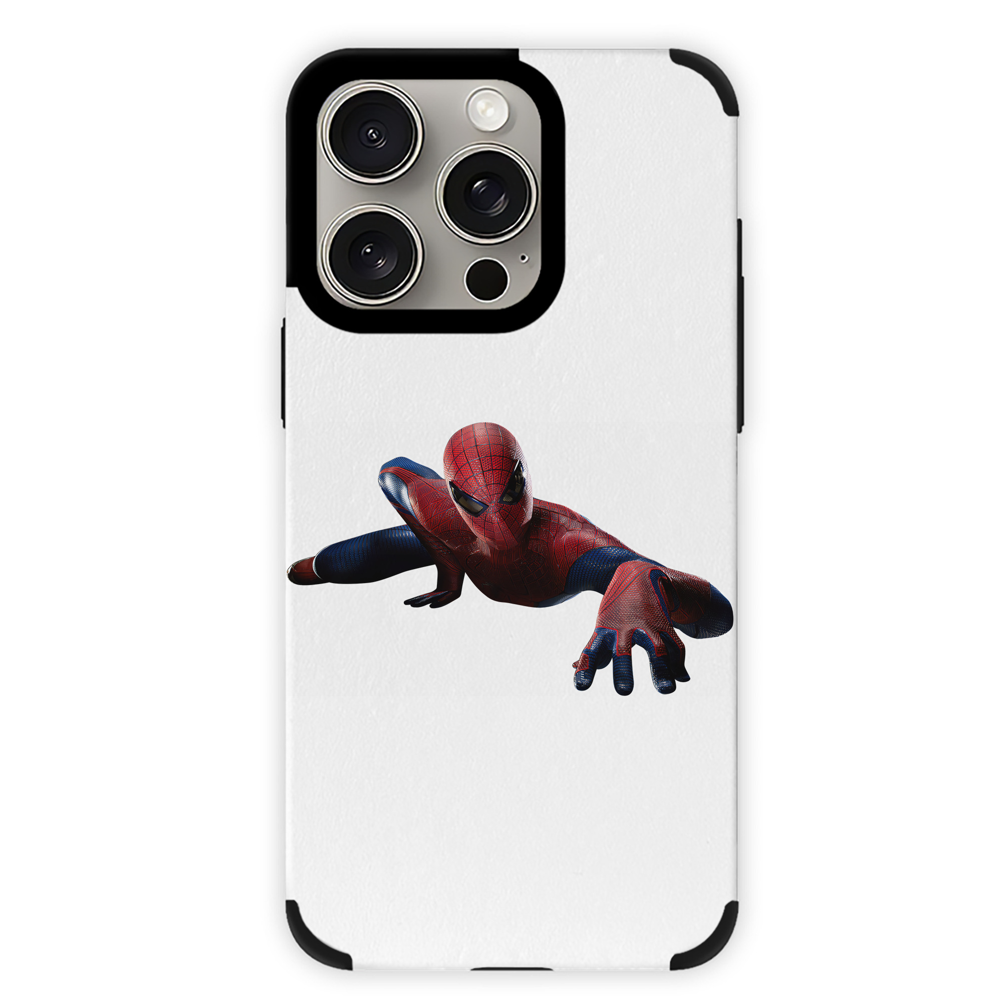 （画像用） Spider Man スパイダーマン 【iPhone15ProMax対応】 PUレザー スマホケース 耐衝撃＆黄変防止