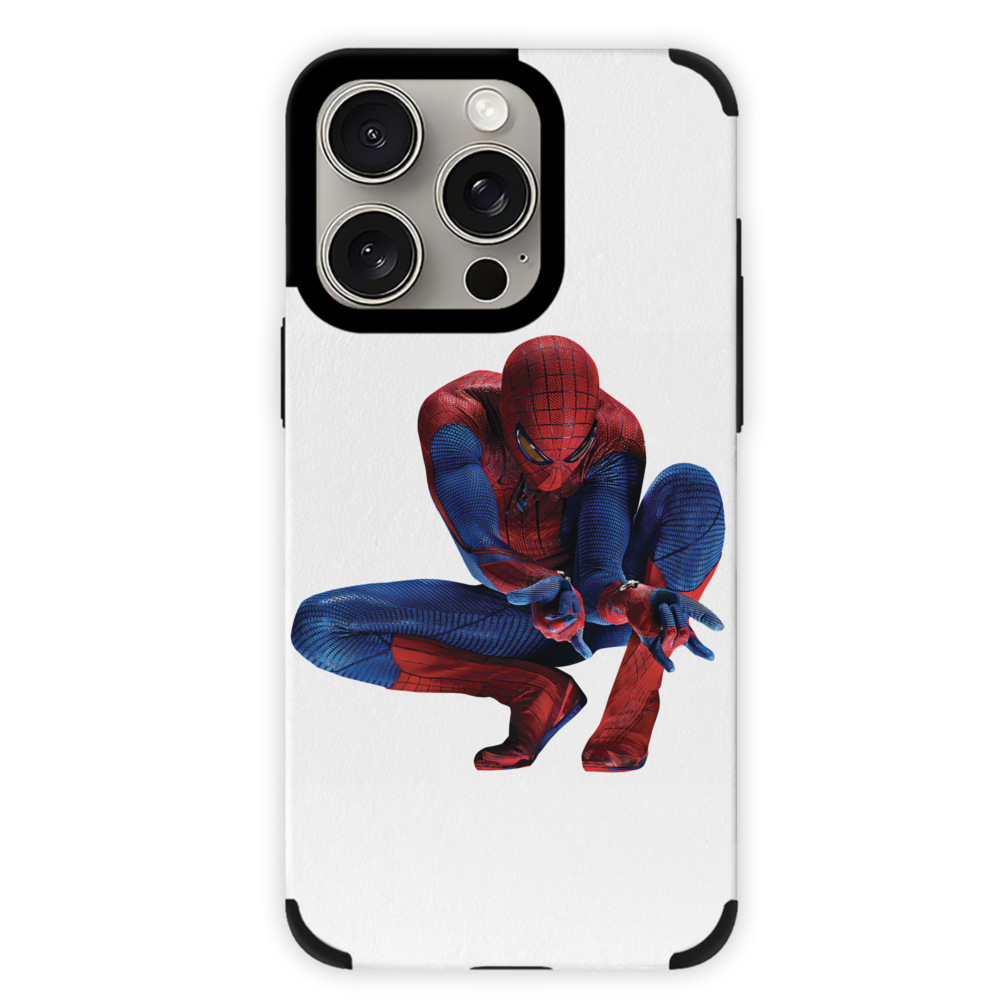 （画像用） Spider Man スパイダーマン 【iPhone15ProMax対応】 PUレザー スマホケース 耐衝撃＆黄変防止