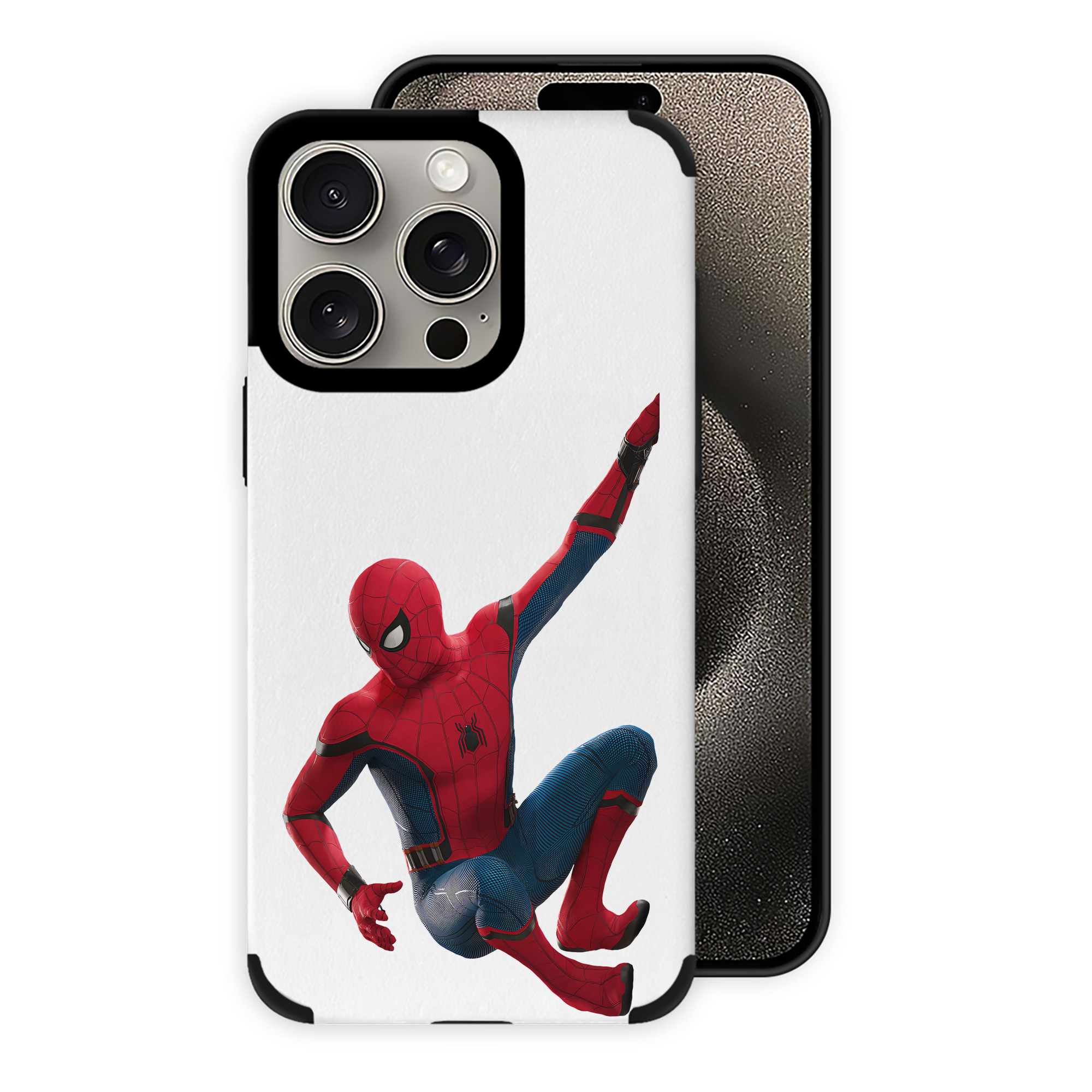 Spider Man スパイダーマン 【iPhone15ProMax対応】 PUレザー スマホケース 耐衝撃＆黄変防止