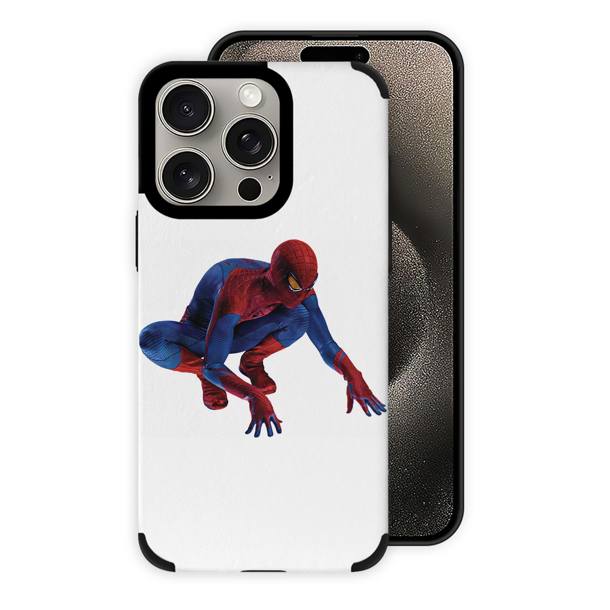 Spider Man スパイダーマン 【iPhone15ProMax対応】 PUレザー スマホケース 耐衝撃＆黄変防止