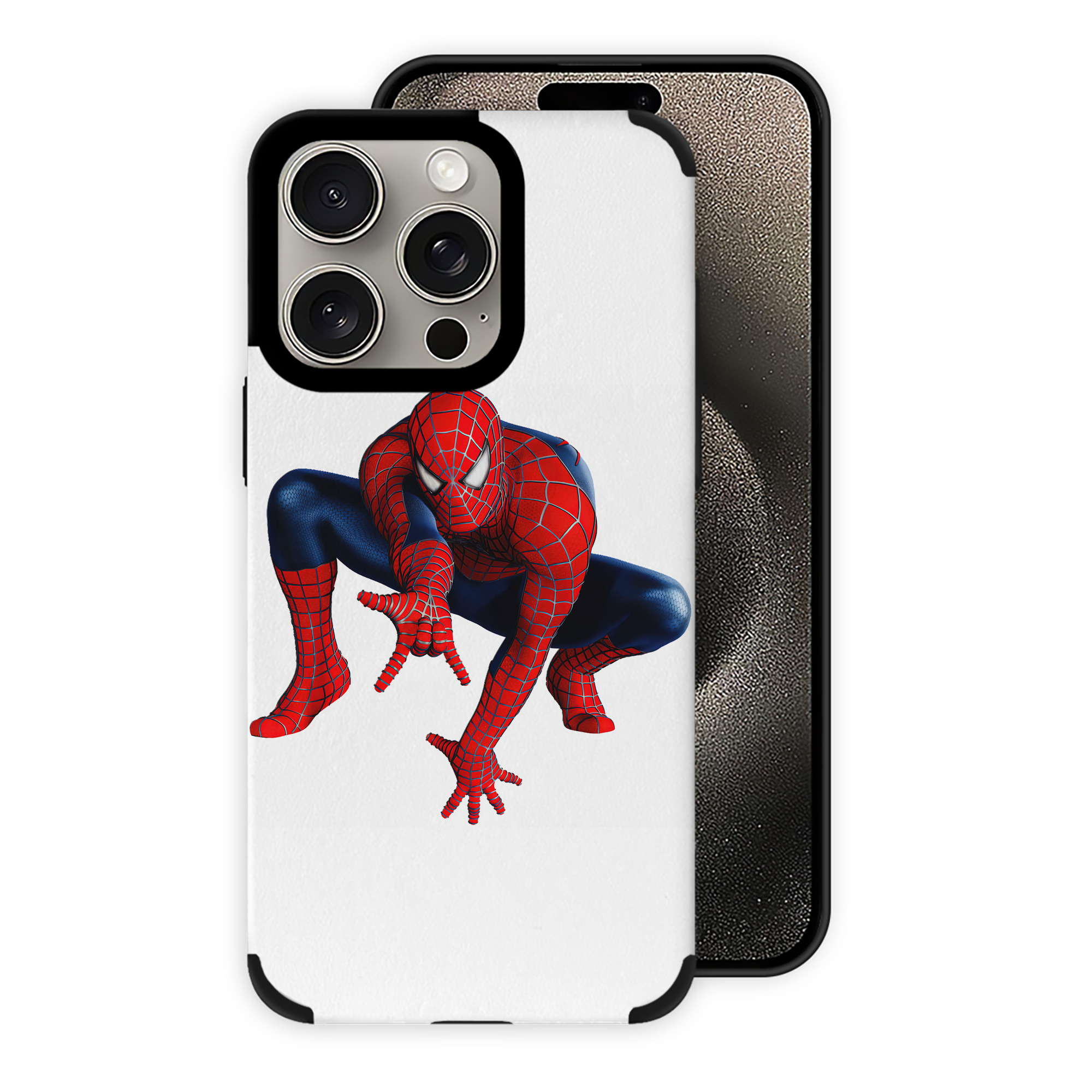 Spider Man スパイダーマン 【iPhone15ProMax対応】 PUレザー スマホケース 耐衝撃＆黄変防止