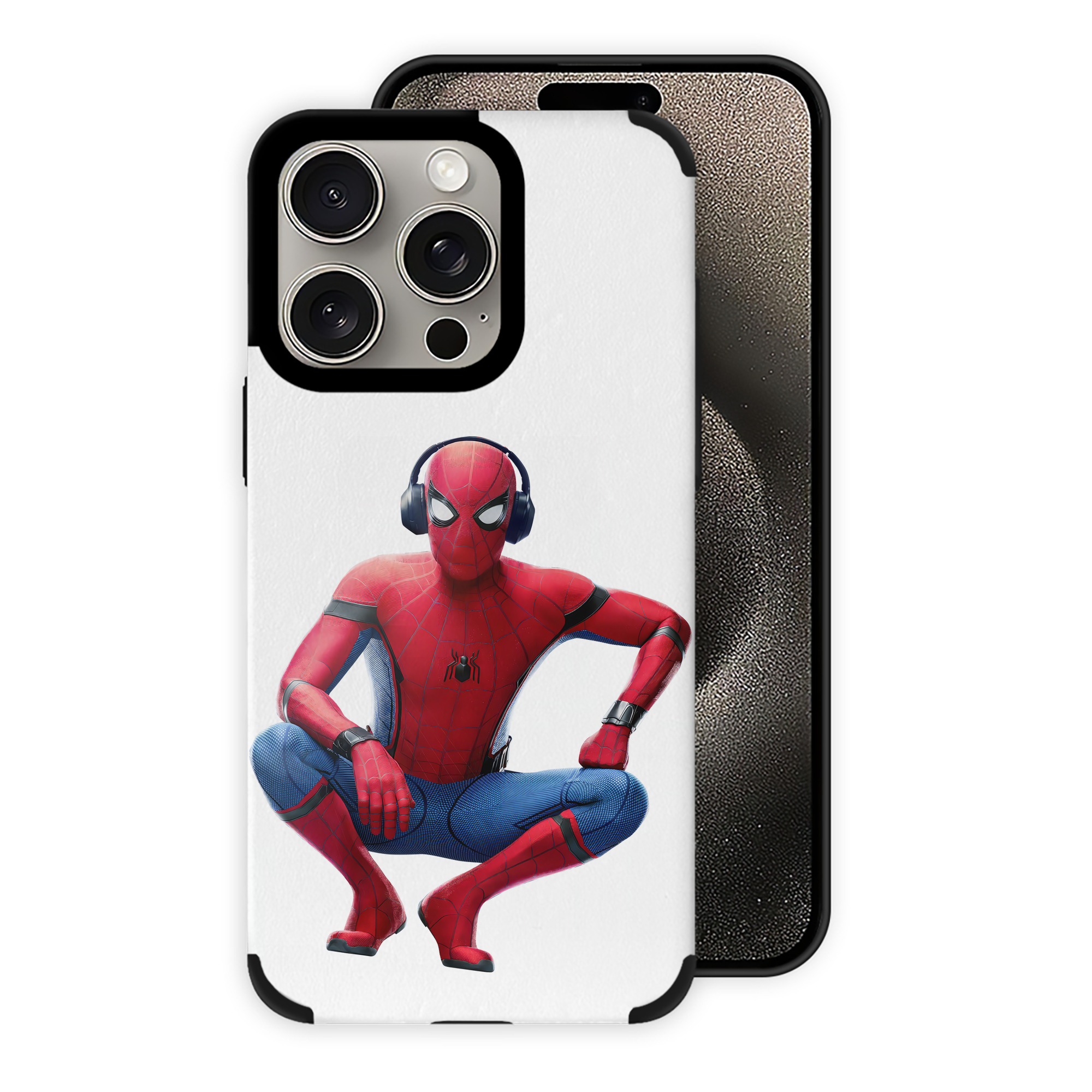 Spider Man スパイダーマン 【iPhone15ProMax対応】 PUレザー スマホケース 耐衝撃＆黄変防止