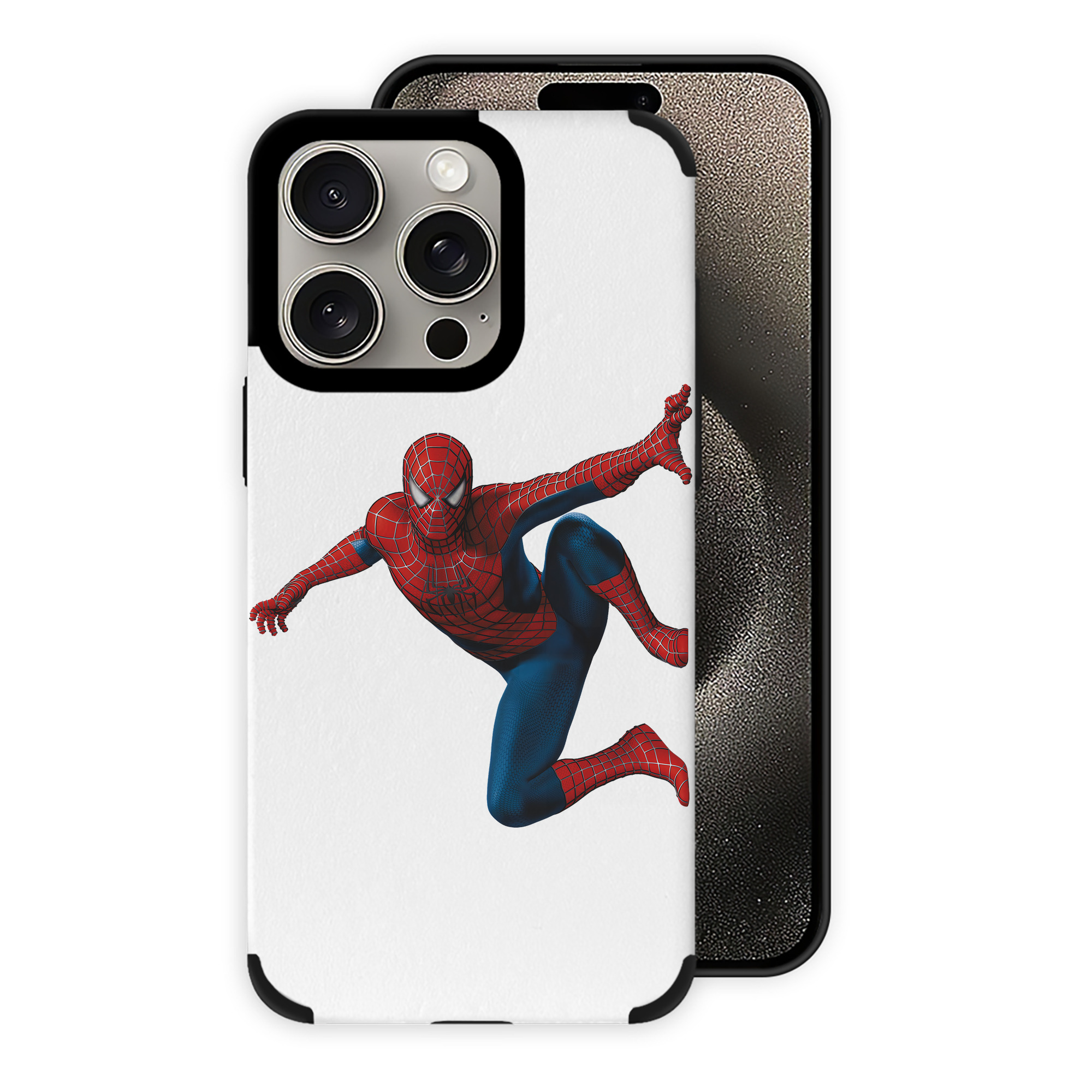 Spider Man スパイダーマン 【iPhone15ProMax対応】 PUレザー スマホケース 耐衝撃＆黄変防止