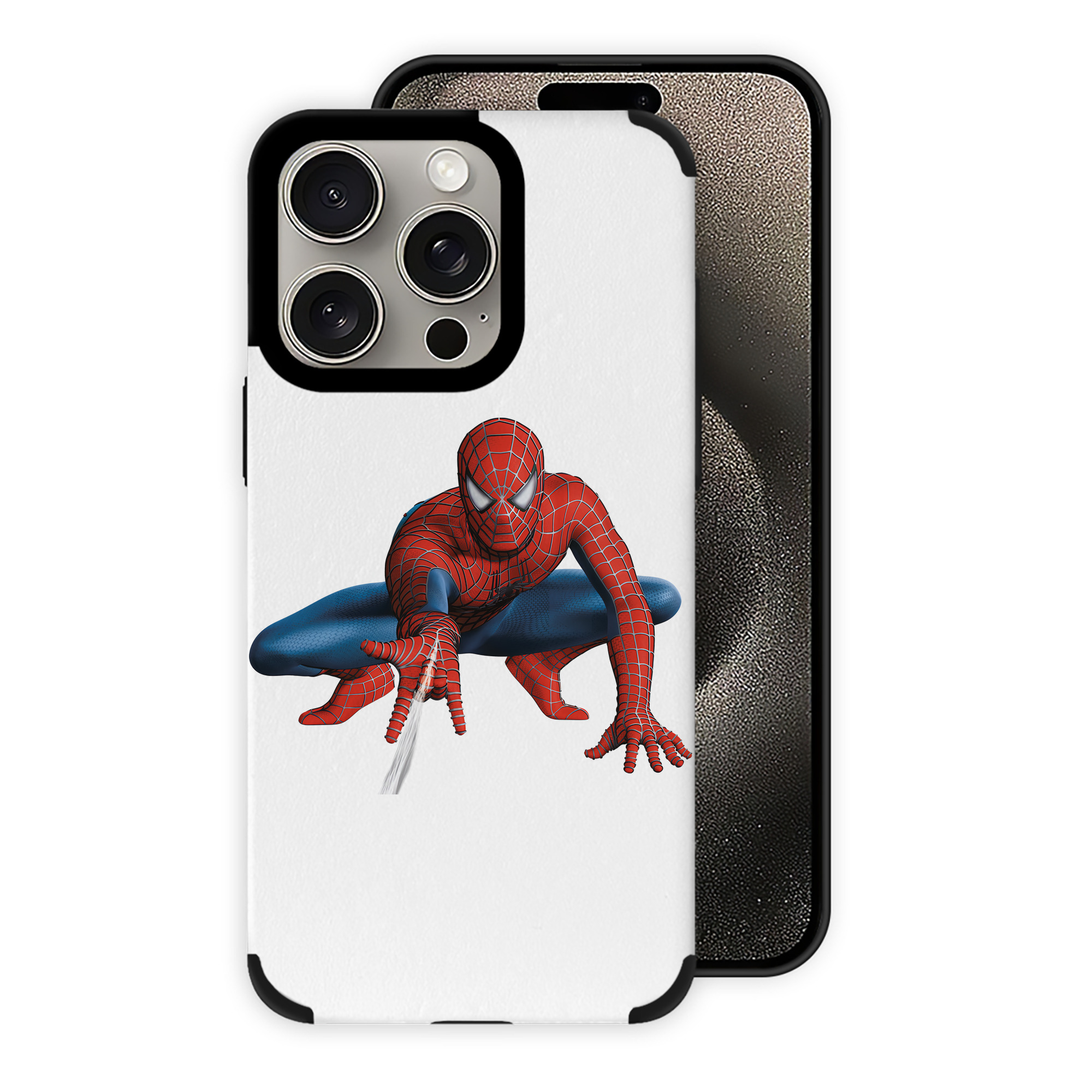 Spider Man スパイダーマン 【iPhone15ProMax対応】 PUレザー スマホケース 耐衝撃＆黄変防止