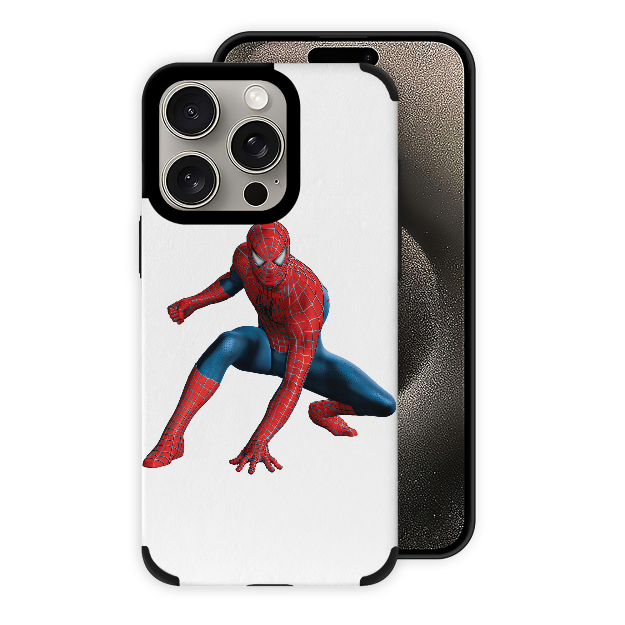 Spider Man スパイダーマン 【iPhone15ProMax対応】 PUレザー スマホケース 耐衝撃＆黄変防止