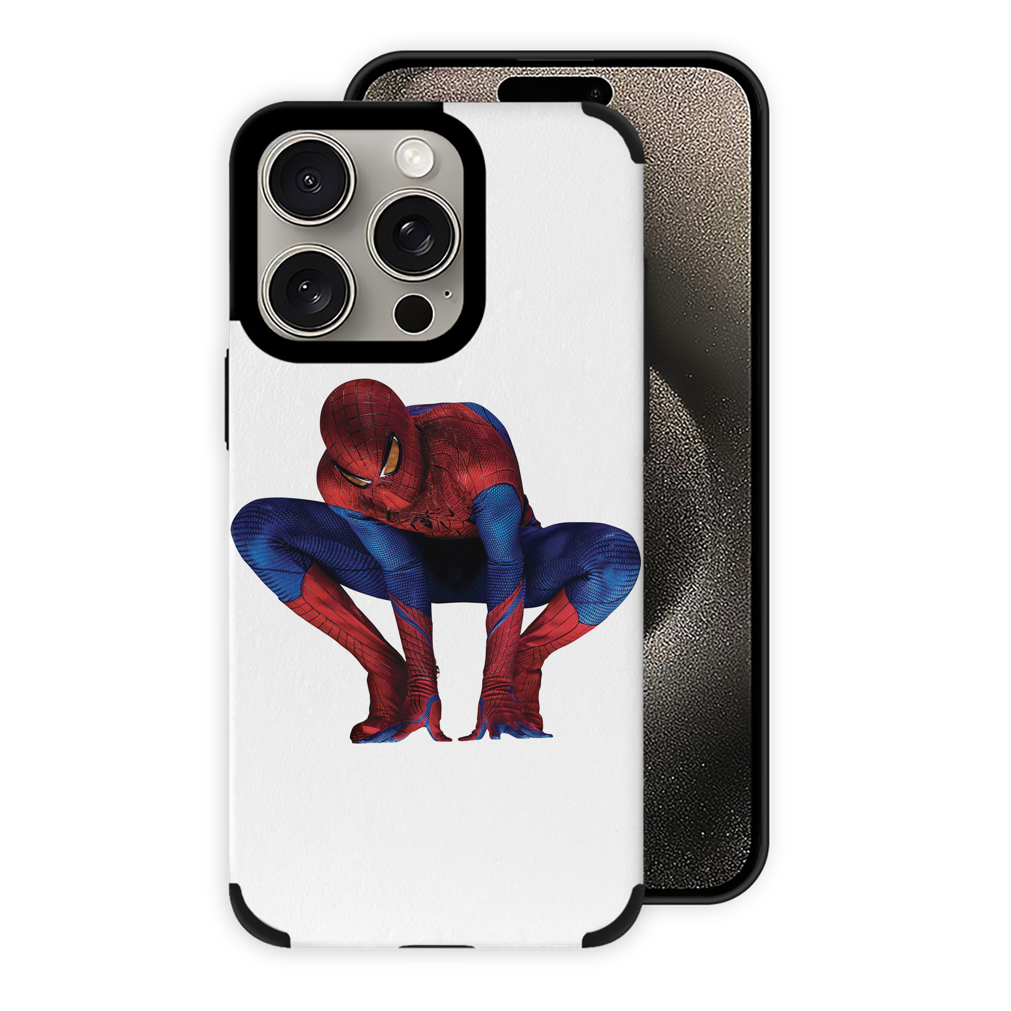 Spider Man スパイダーマン 【iPhone15ProMax対応】 PUレザー スマホケース 耐衝撃＆黄変防止