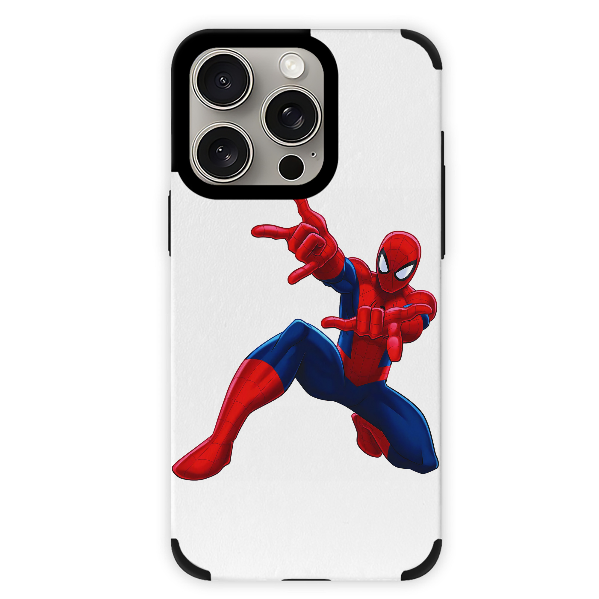 （画像用） Spider Man スパイダーマン 【iPhone15ProMax対応】 PUレザー スマホケース 耐衝撃＆黄変防止