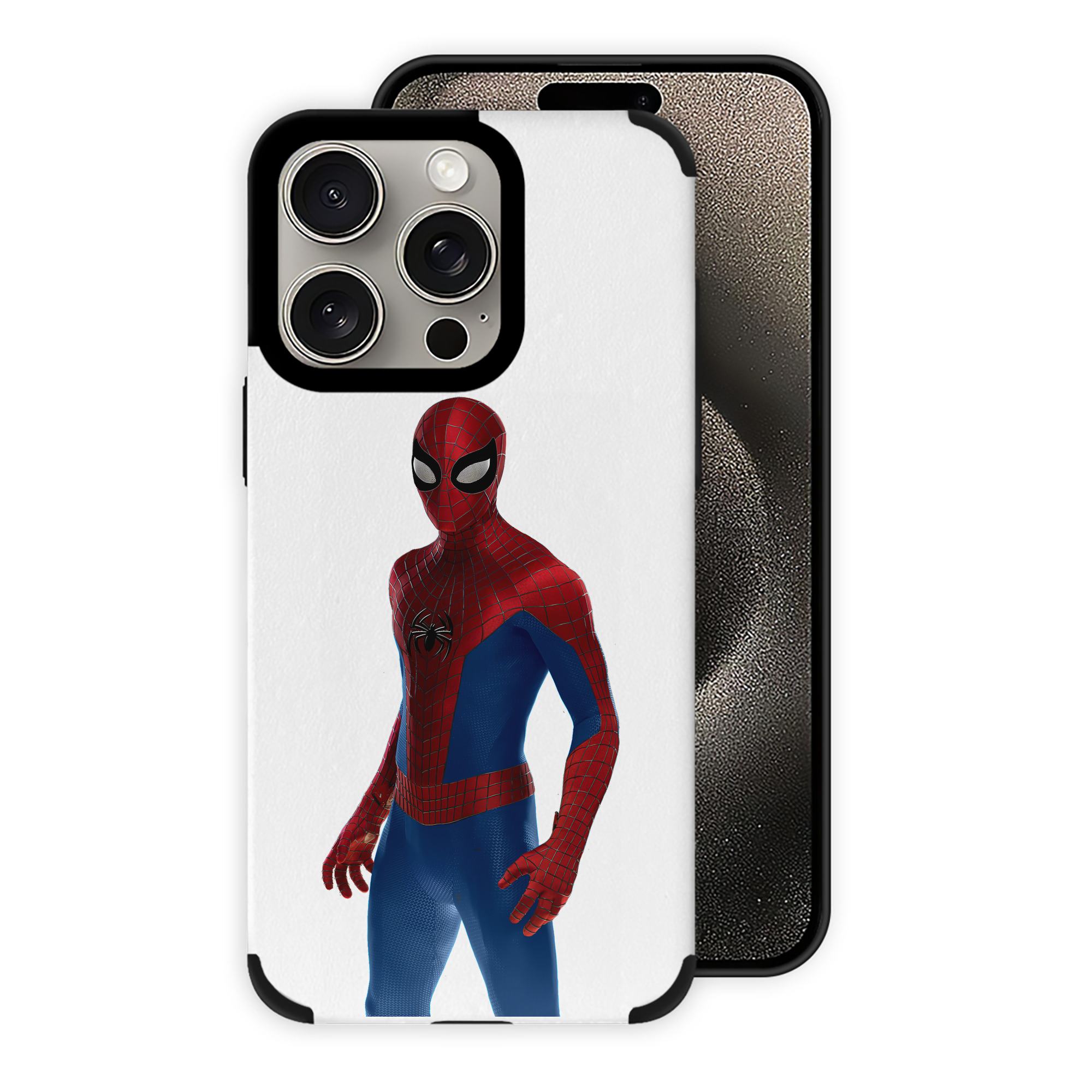 Spider Man スパイダーマン 【iPhone15ProMax対応】 PUレザー スマホケース 耐衝撃＆黄変防止