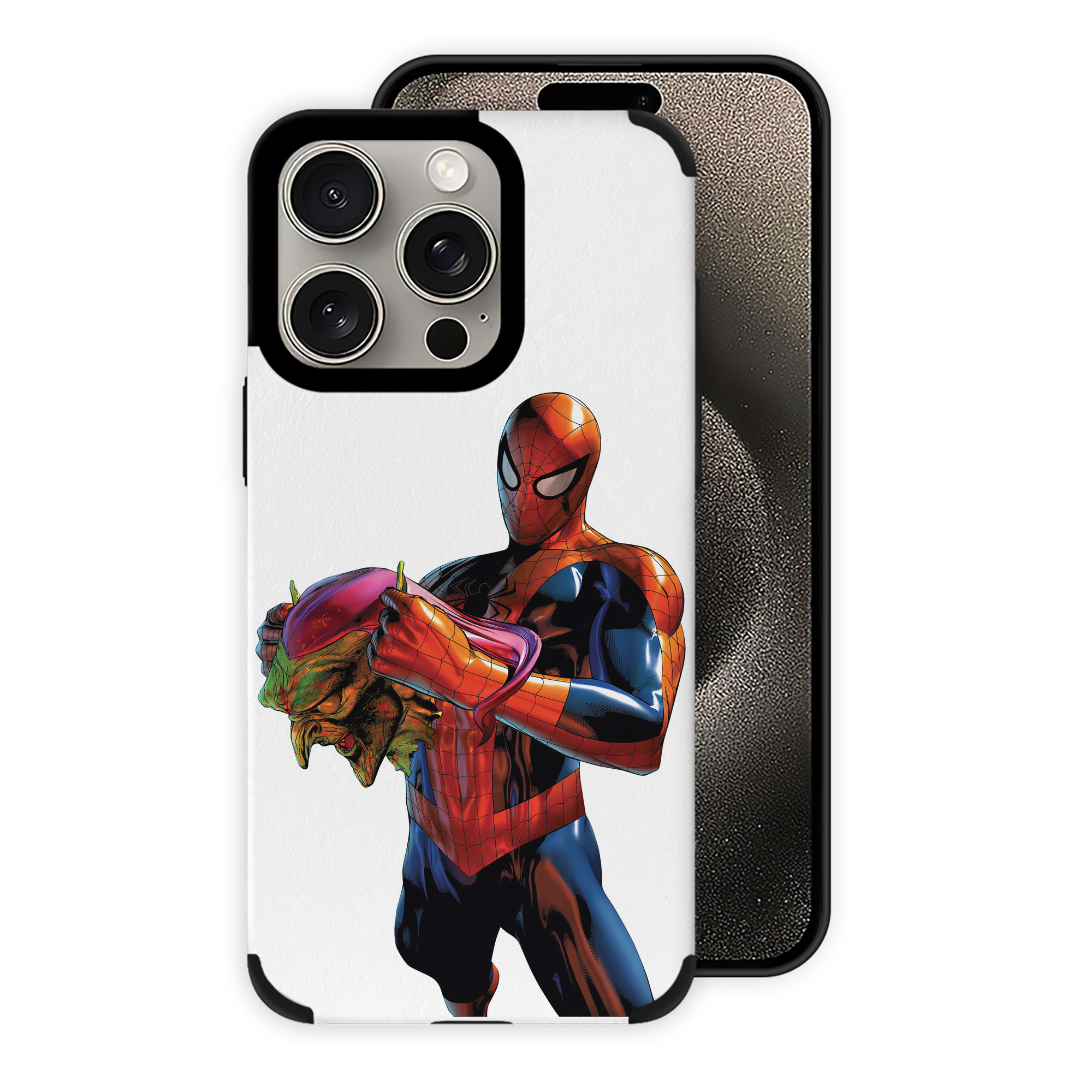 Spider Man スパイダーマン 【iPhone15ProMax対応】 PUレザー スマホケース 耐衝撃＆黄変防止