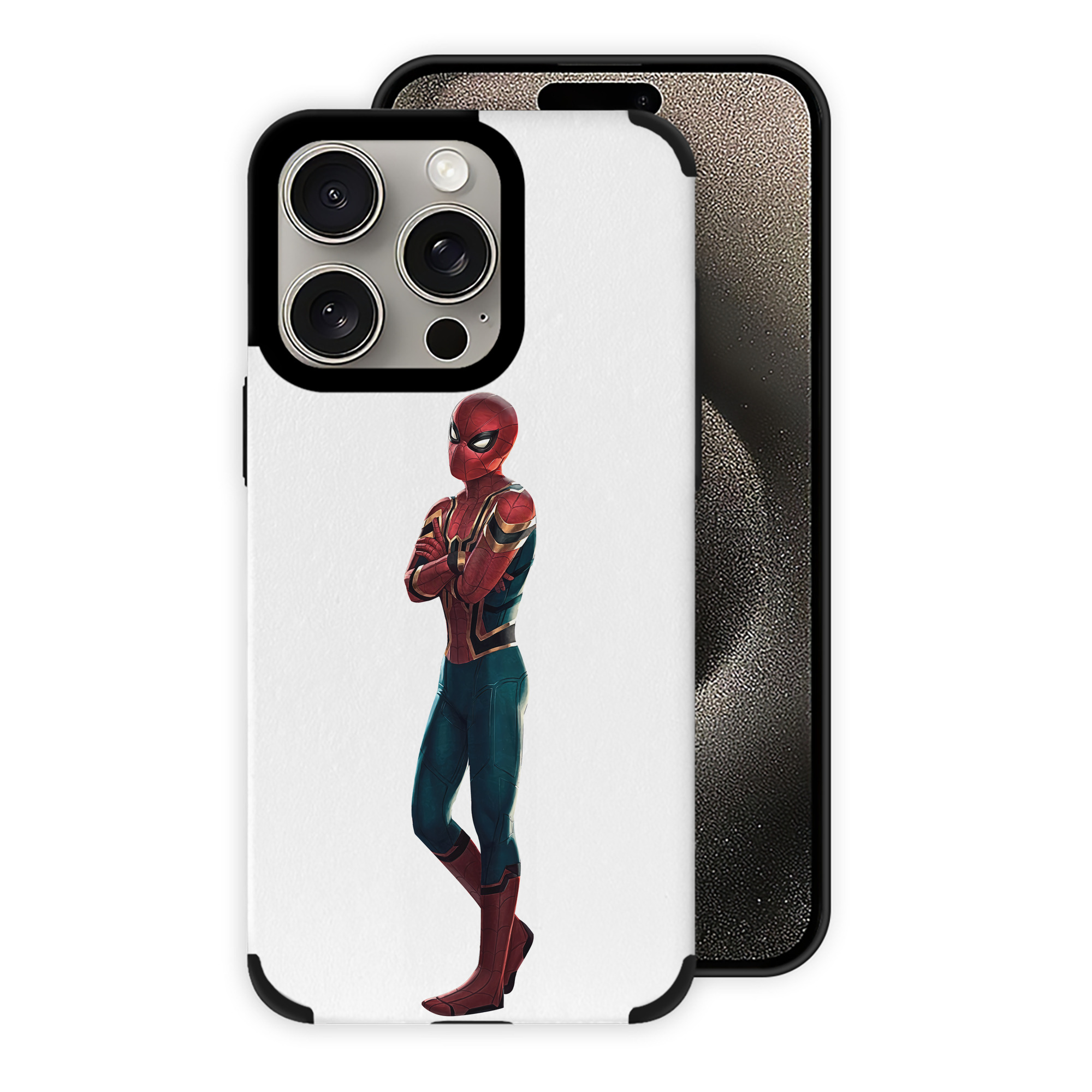 Spider Man スパイダーマン 【iPhone15ProMax対応】 PUレザー スマホケース 耐衝撃＆黄変防止