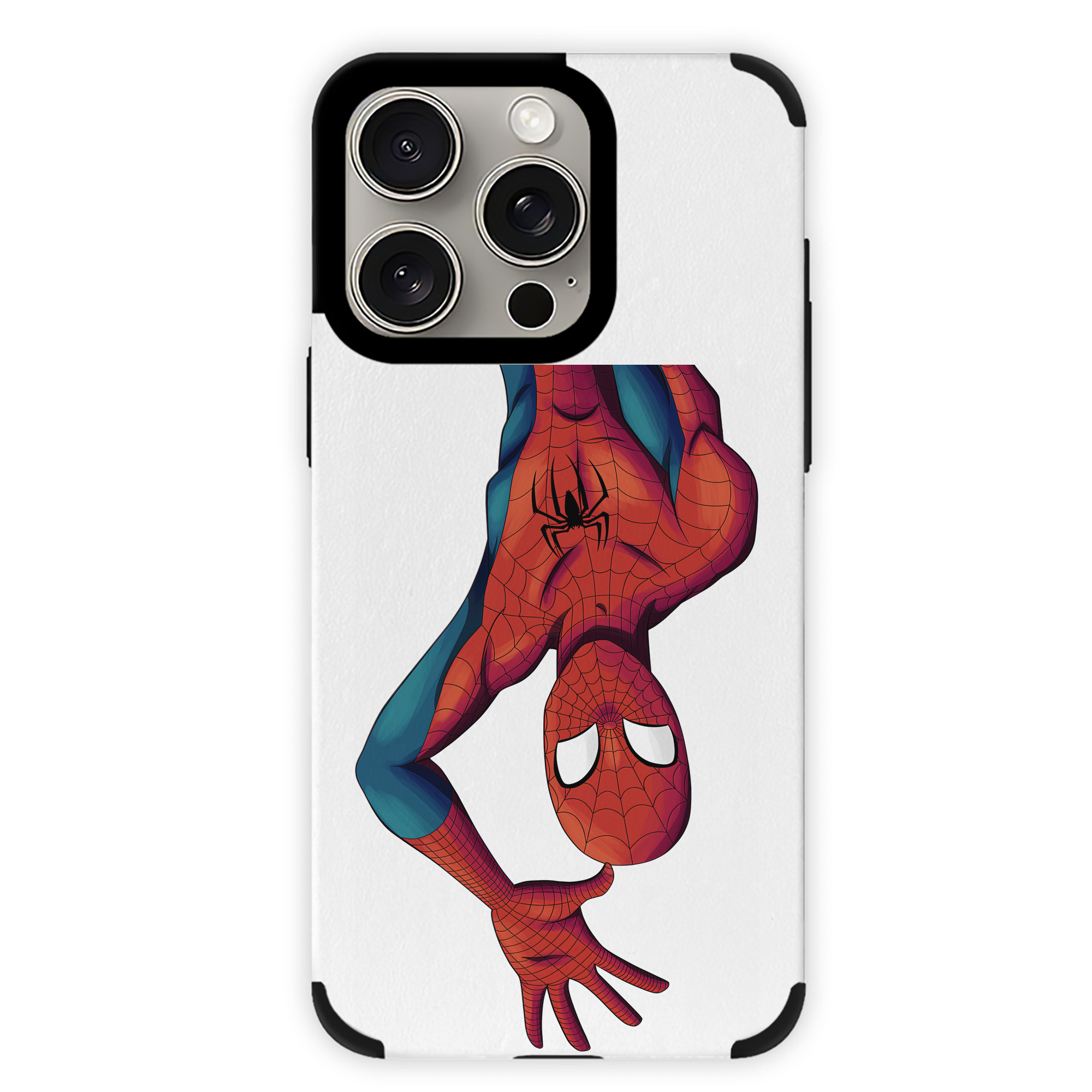 （画像用） Spider Man スパイダーマン 【iPhone15ProMax対応】 PUレザー スマホケース 耐衝撃＆黄変防止