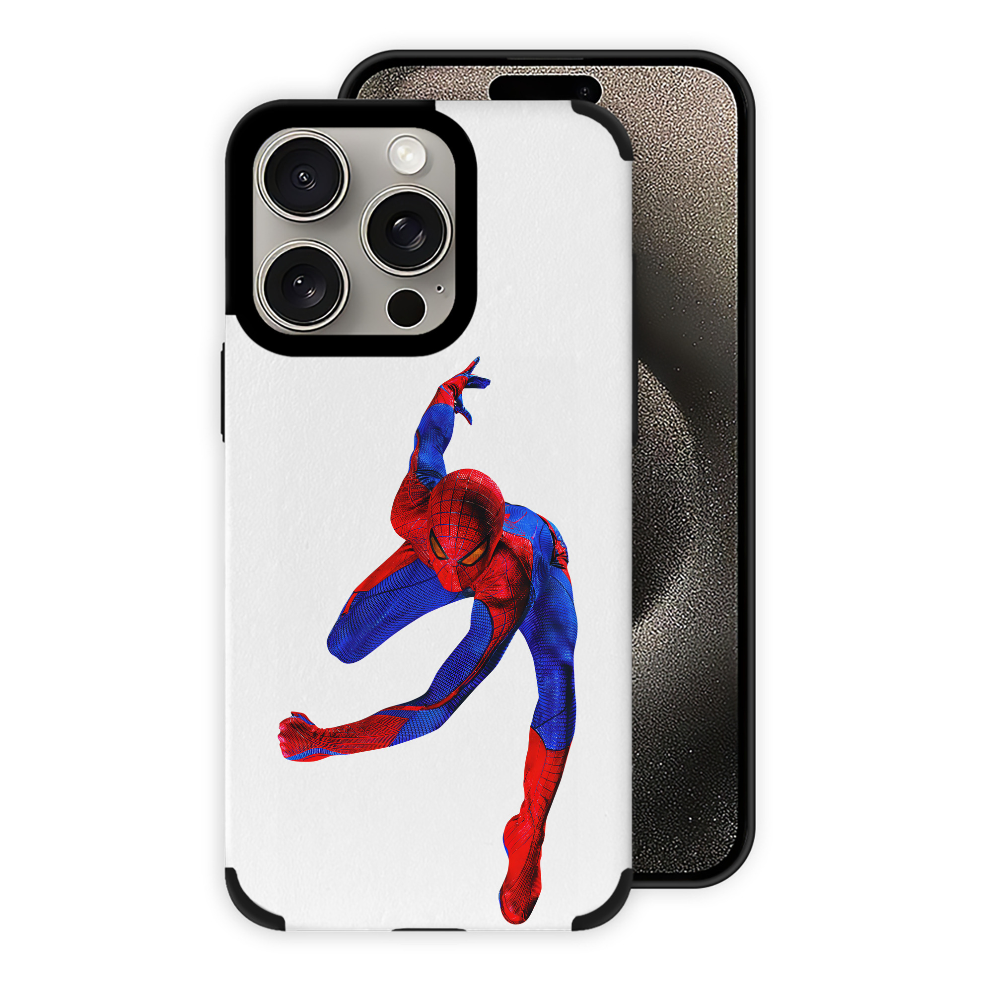 Spider Man スパイダーマン 【iPhone15ProMax対応】 PUレザー スマホケース 耐衝撃＆黄変防止