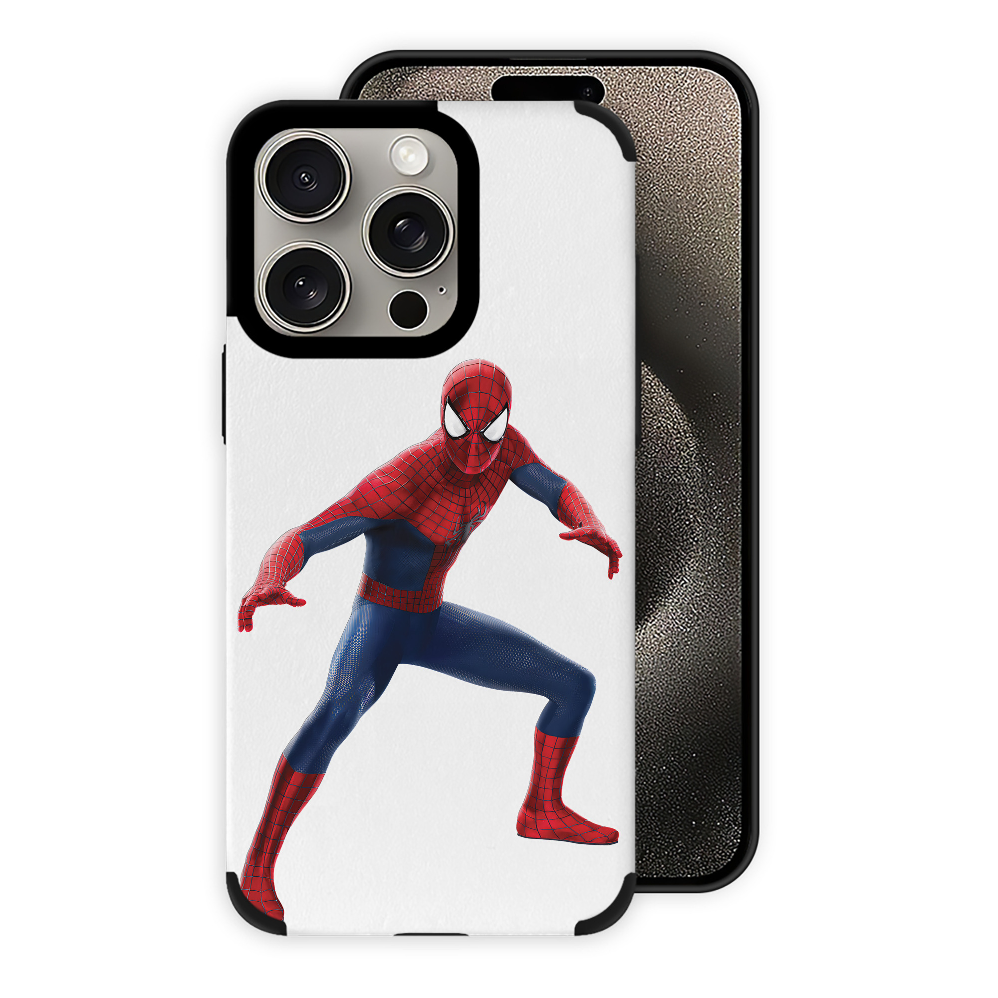 Spider Man スパイダーマン 【iPhone15ProMax対応】 PUレザー スマホケース 耐衝撃＆黄変防止