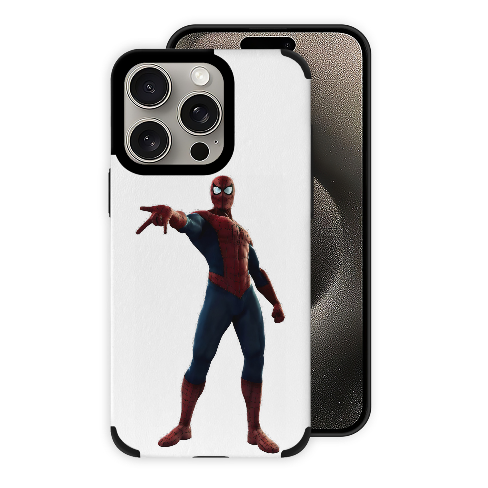 Spider Man スパイダーマン 【iPhone15ProMax対応】 PUレザー スマホケース 耐衝撃＆黄変防止