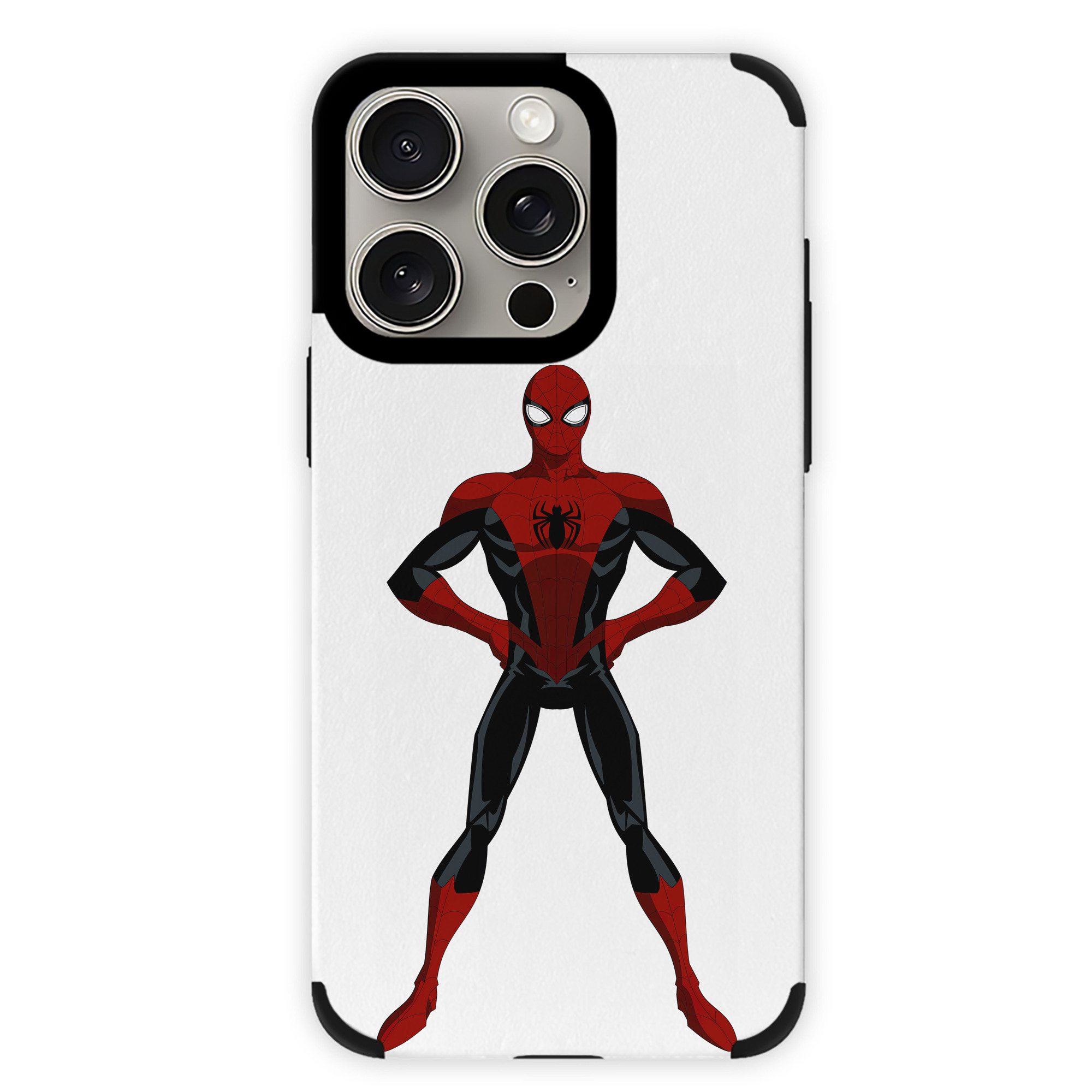 （画像用） Spider Man スパイダーマン 【iPhone15ProMax対応】 PUレザー スマホケース 耐衝撃＆黄変防止