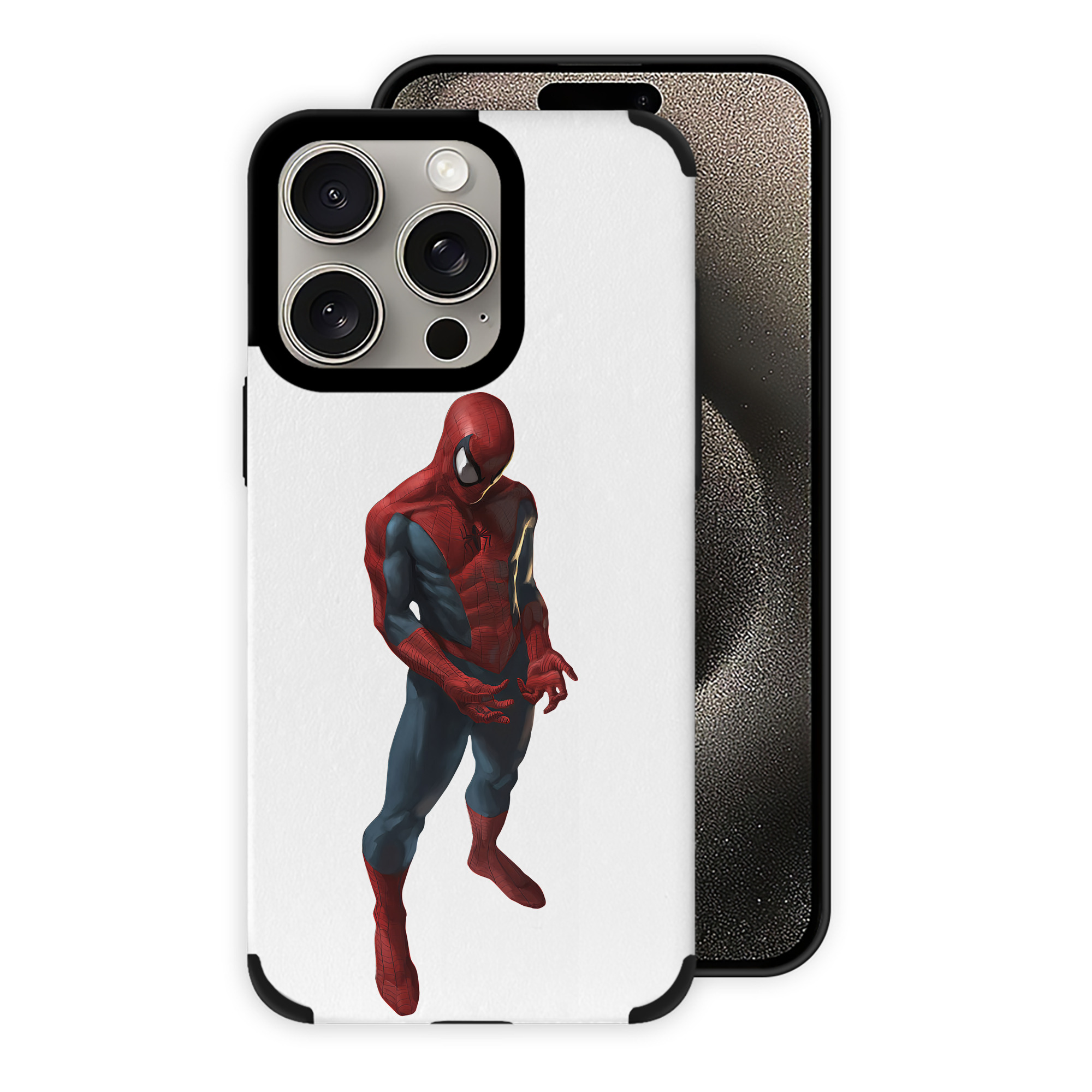 Spider Man スパイダーマン 【iPhone15ProMax対応】 PUレザー スマホケース 耐衝撃＆黄変防止