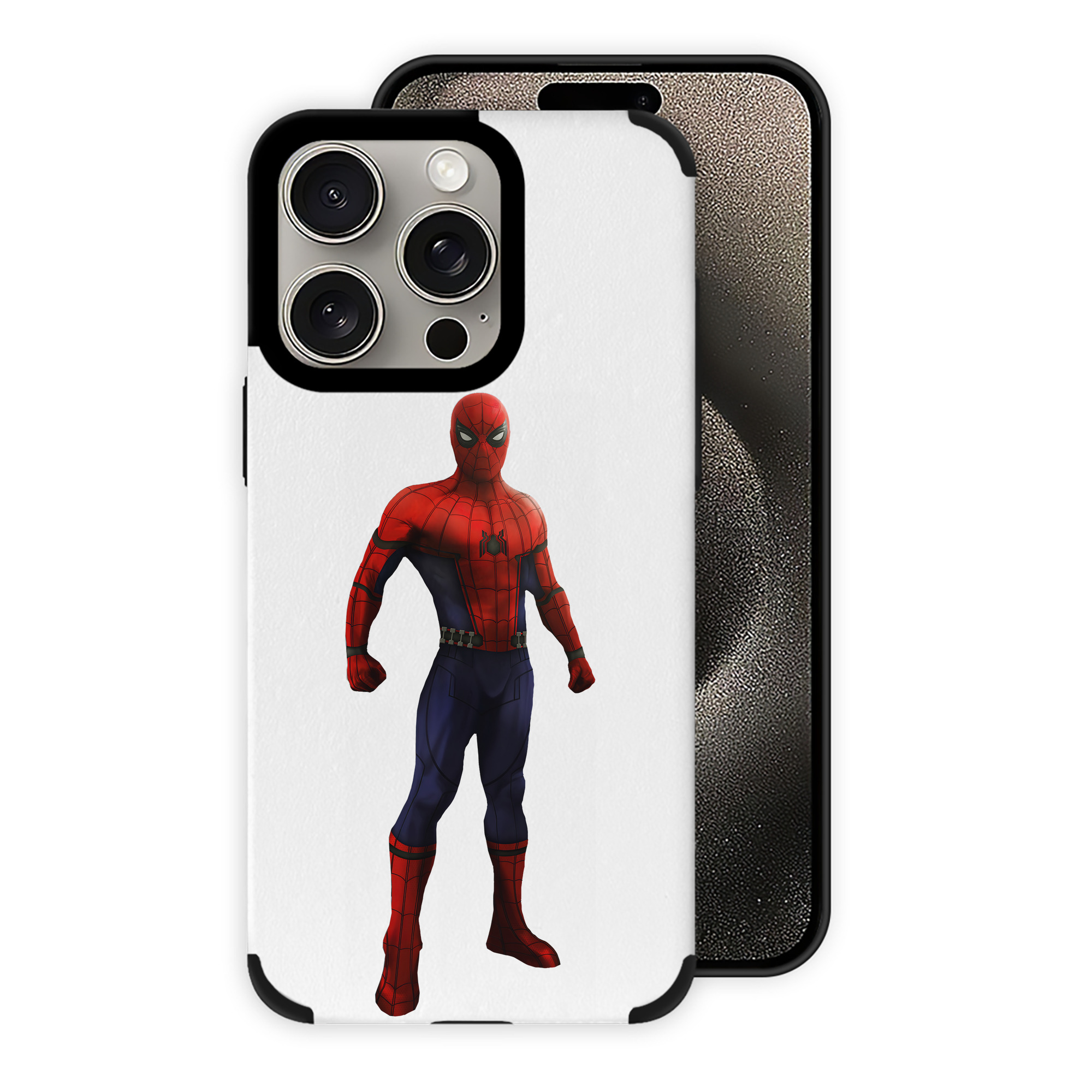 Spider Man スパイダーマン 【iPhone15ProMax対応】 PUレザー スマホケース 耐衝撃＆黄変防止