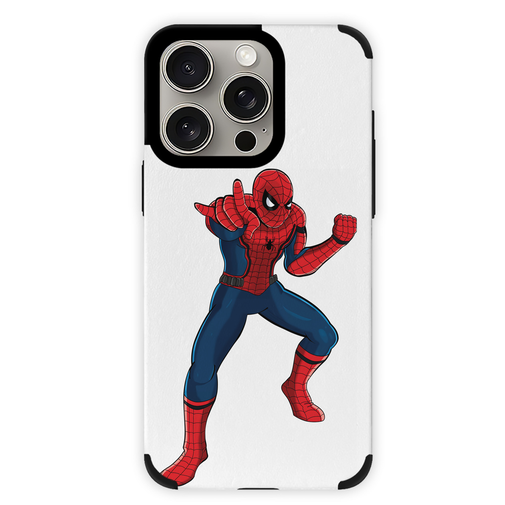 （画像用） Spider Man スパイダーマン 【iPhone15ProMax対応】 PUレザー スマホケース 耐衝撃＆黄変防止