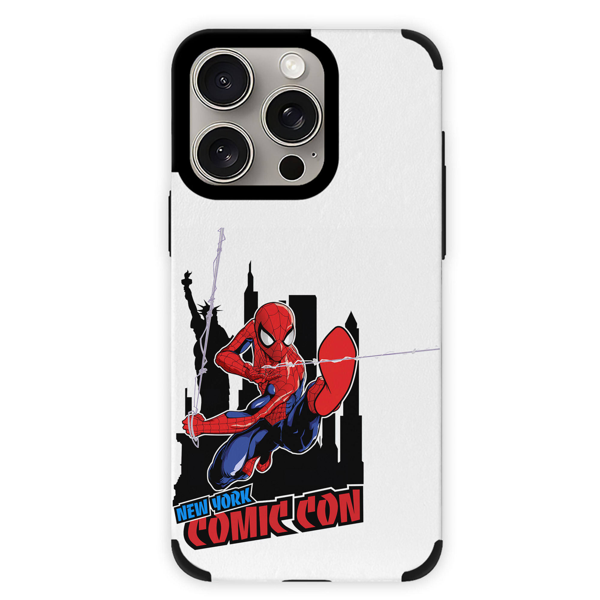 （画像用） Spider Man スパイダーマン 【iPhone15ProMax対応】 PUレザー スマホケース 耐衝撃＆黄変防止