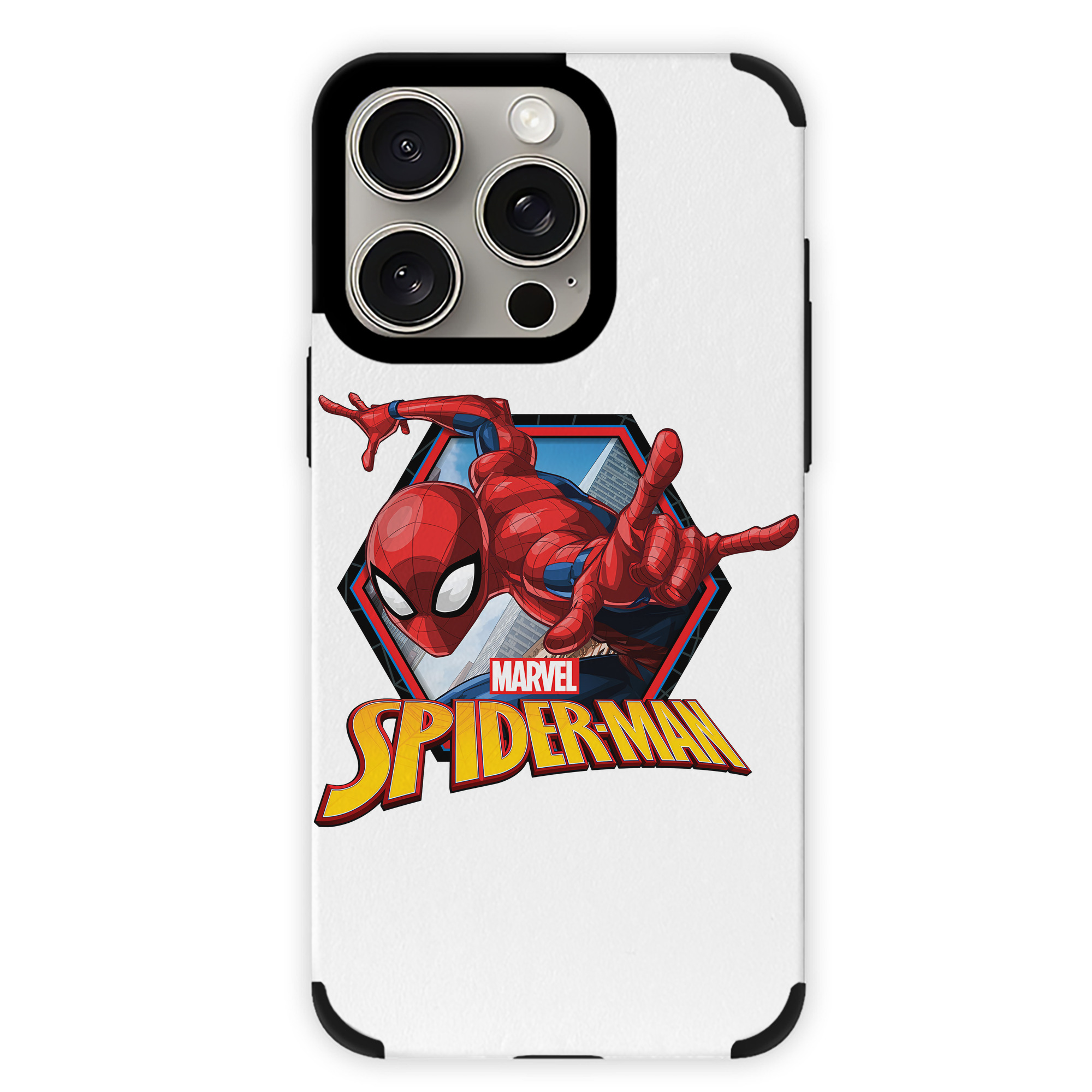 Spider Man スパイダーマン 【iPhone15ProMax対応】 PUレザー スマホケース 耐衝撃＆黄変防止