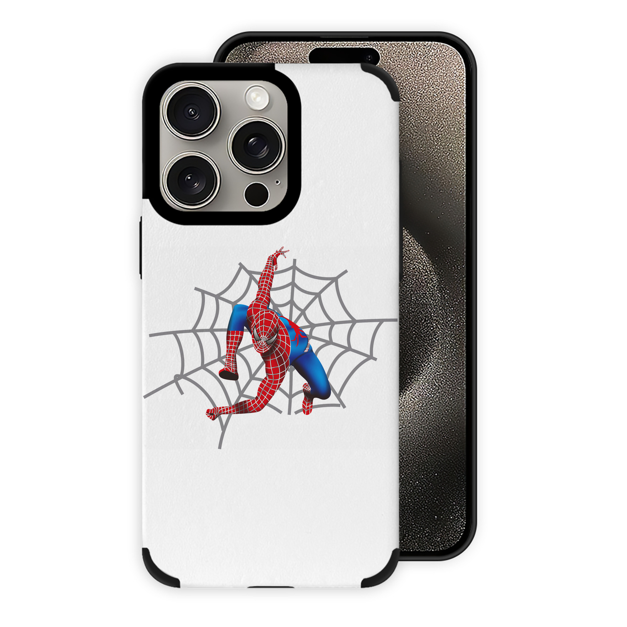 Spider Man スパイダーマン 【iPhone15ProMax対応】 PUレザー スマホケース 耐衝撃＆黄変防止