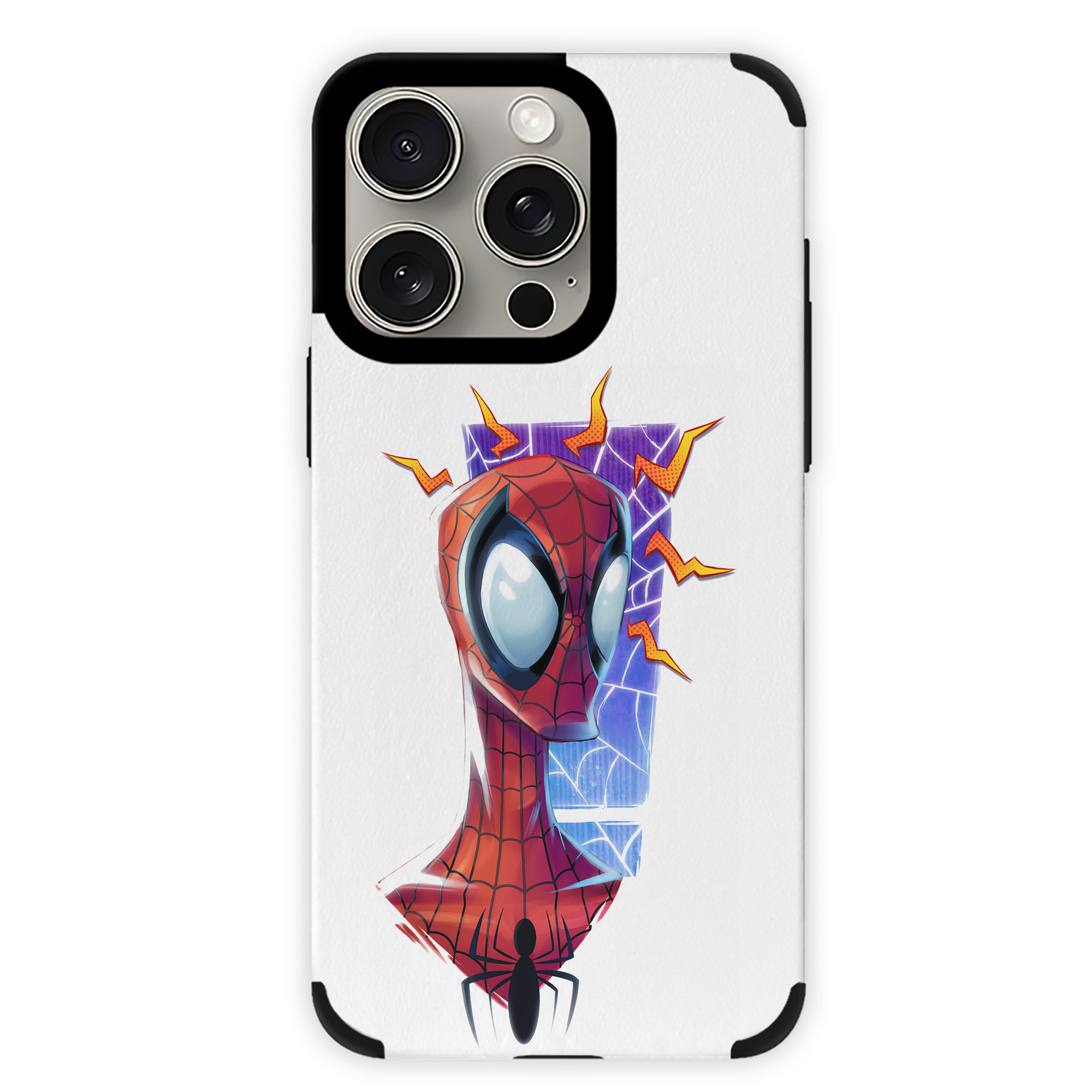 Spider Man スパイダーマン 【iPhone15ProMax対応】 PUレザー スマホケース 耐衝撃＆黄変防止