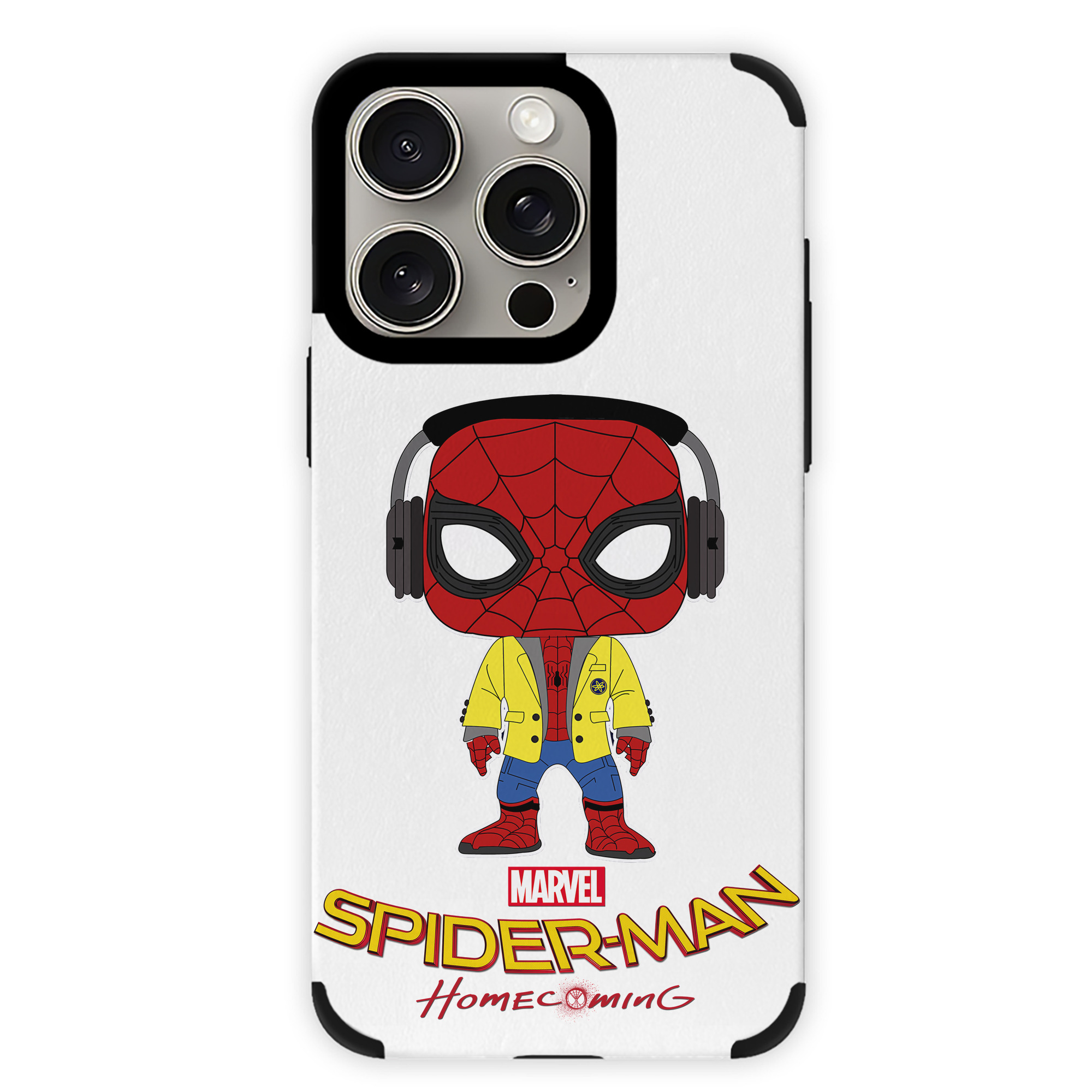 （画像用） Spider Man スパイダーマン 【iPhone15ProMax対応】 PUレザー スマホケース 耐衝撃＆黄変防止